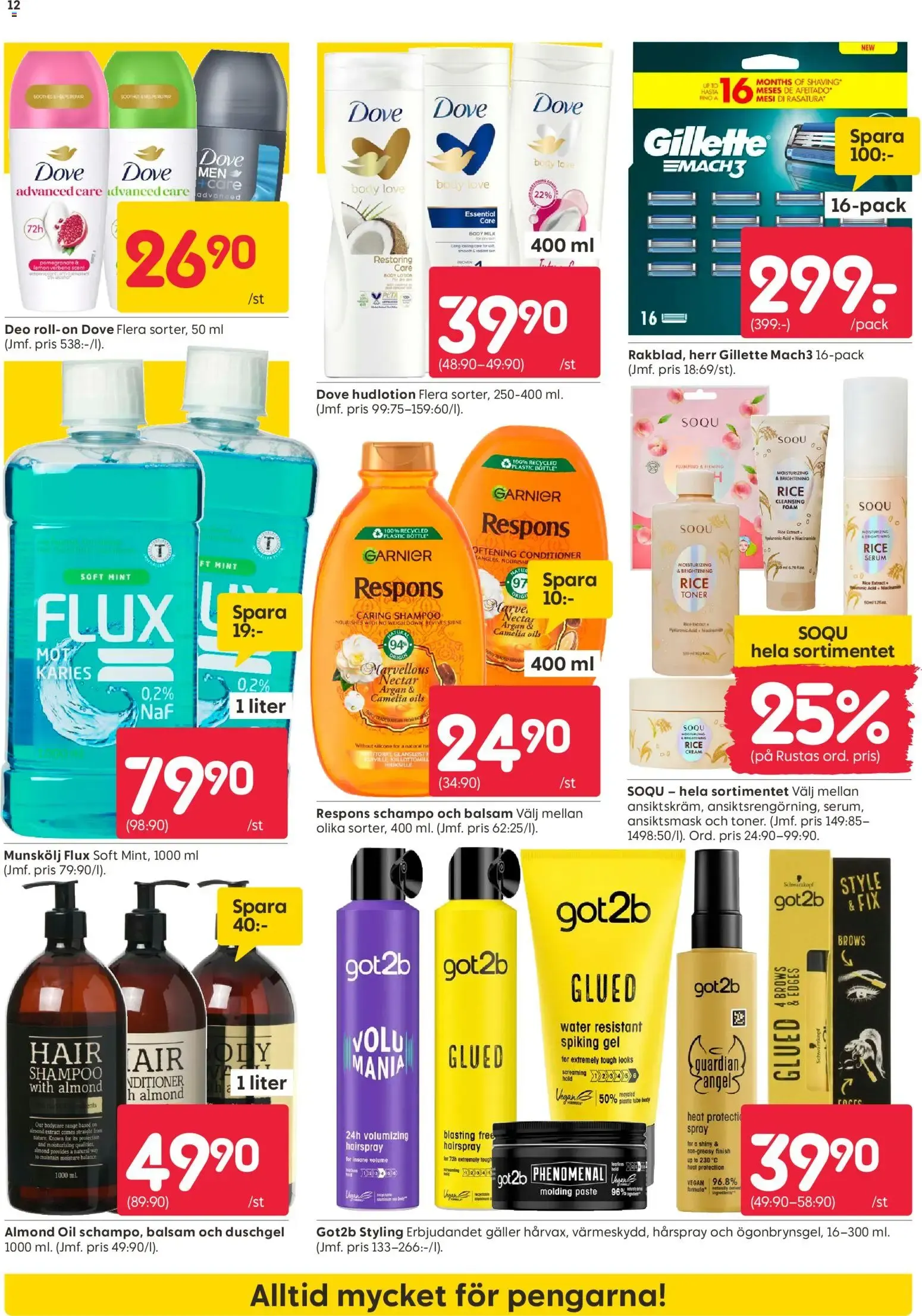Rusta erbjudanden från 19/10/2026 - 25/10/2026 > Reklamblad nuvarande rabatter från 19 oktober till 25 oktober 2026 - Reklamblad sidor 12