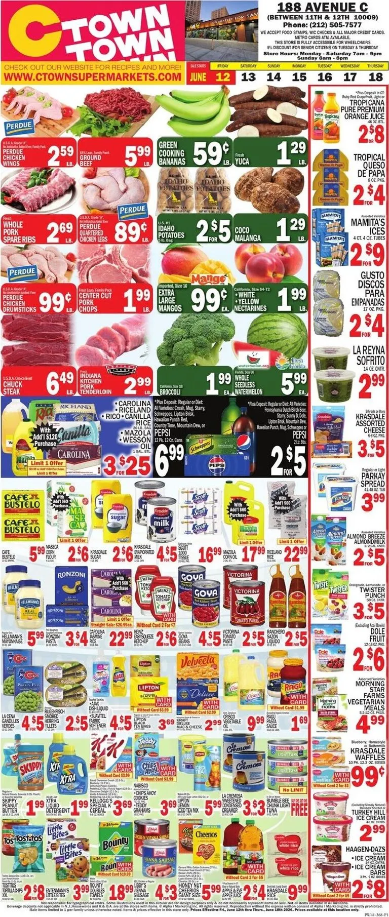Weekly ad Current CTown leaflet valid from Friday 06/12/2026 to Thursday 06/18/2026 from June 12 to June 18 2026 - Page 1