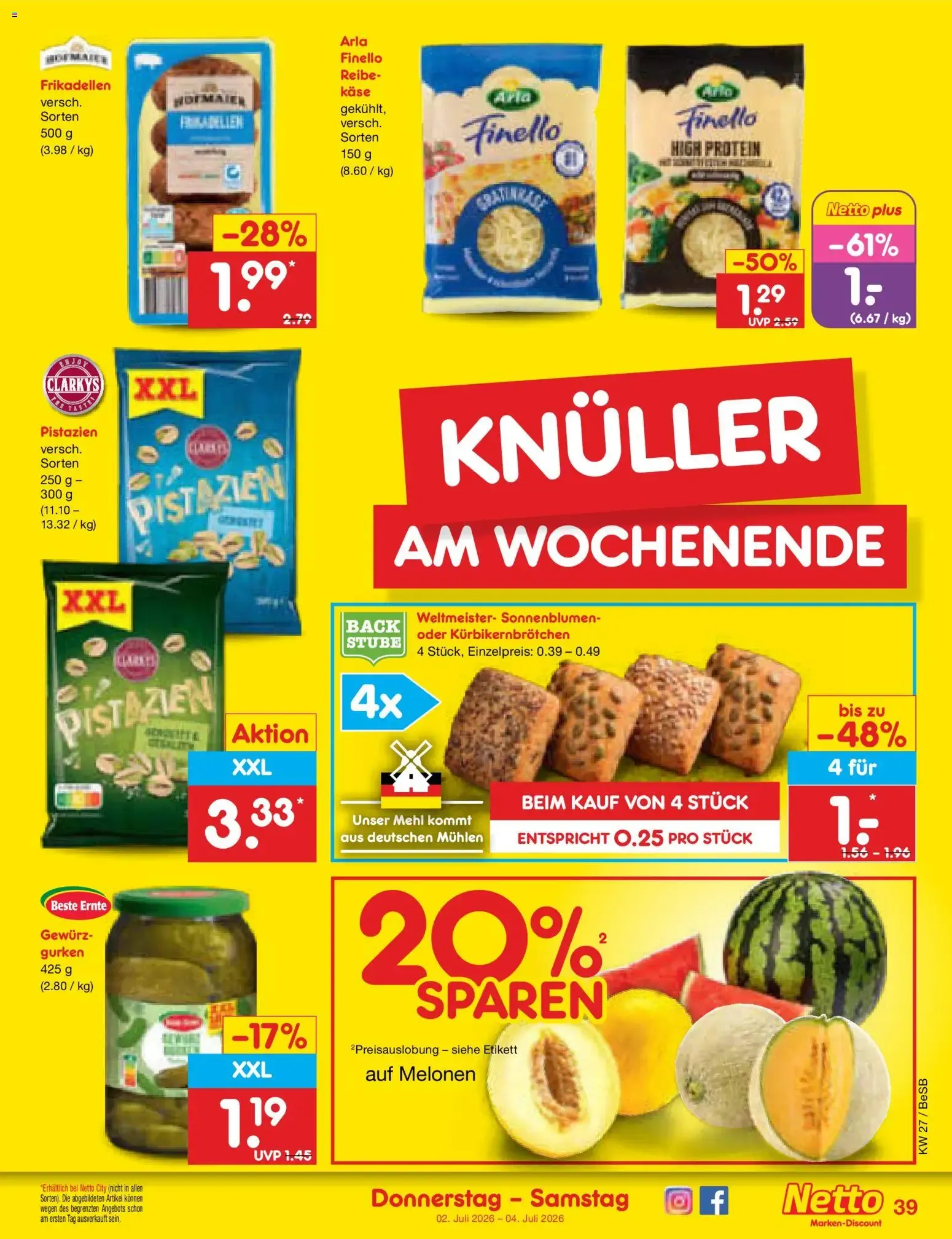 Netto Marken-Discount Prospekt (ab 29.06.2026) » Angebote von 29. Juni bis 4. Juli 2026 - Prospekt seite 57