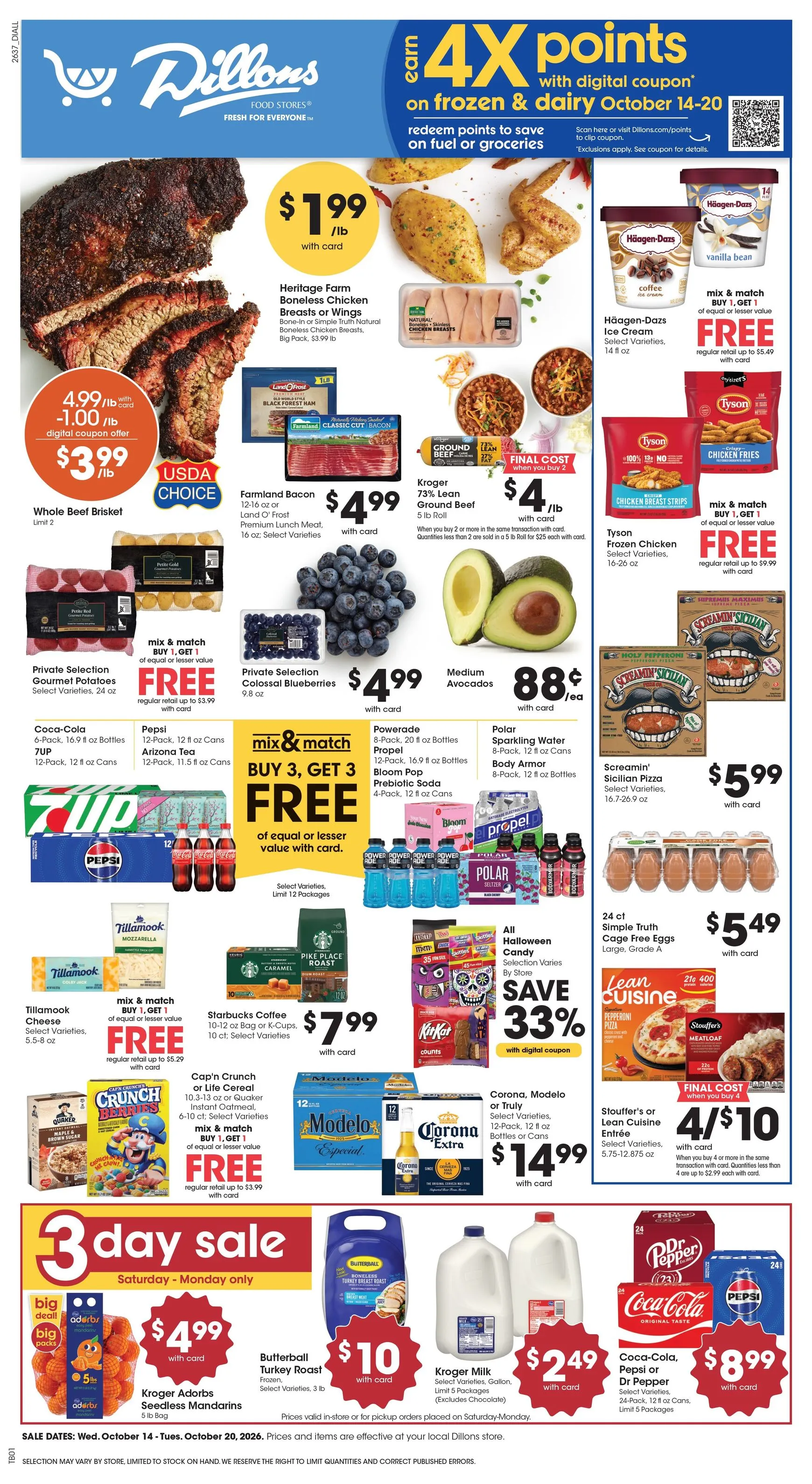 Weekly ad Future Dillons flyer valid from Wednesday 10/14/2026 to Tuesday 10/20/2026 from October 14 to October 20 2026 - Page 1