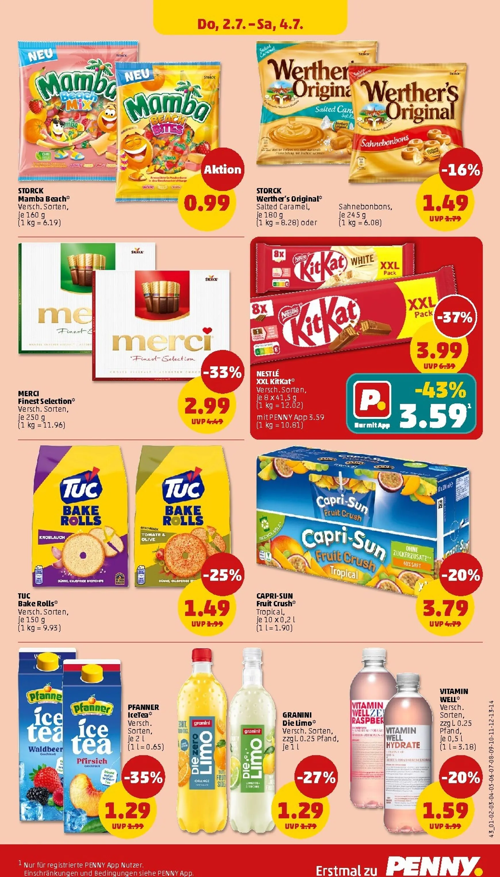 PENNY Prospekt nächste Woche – von Montag 29.06.2026 bis Samstag 04.07.2026 von 29. Juni bis 4. Juli 2026 - Prospekt seite 47