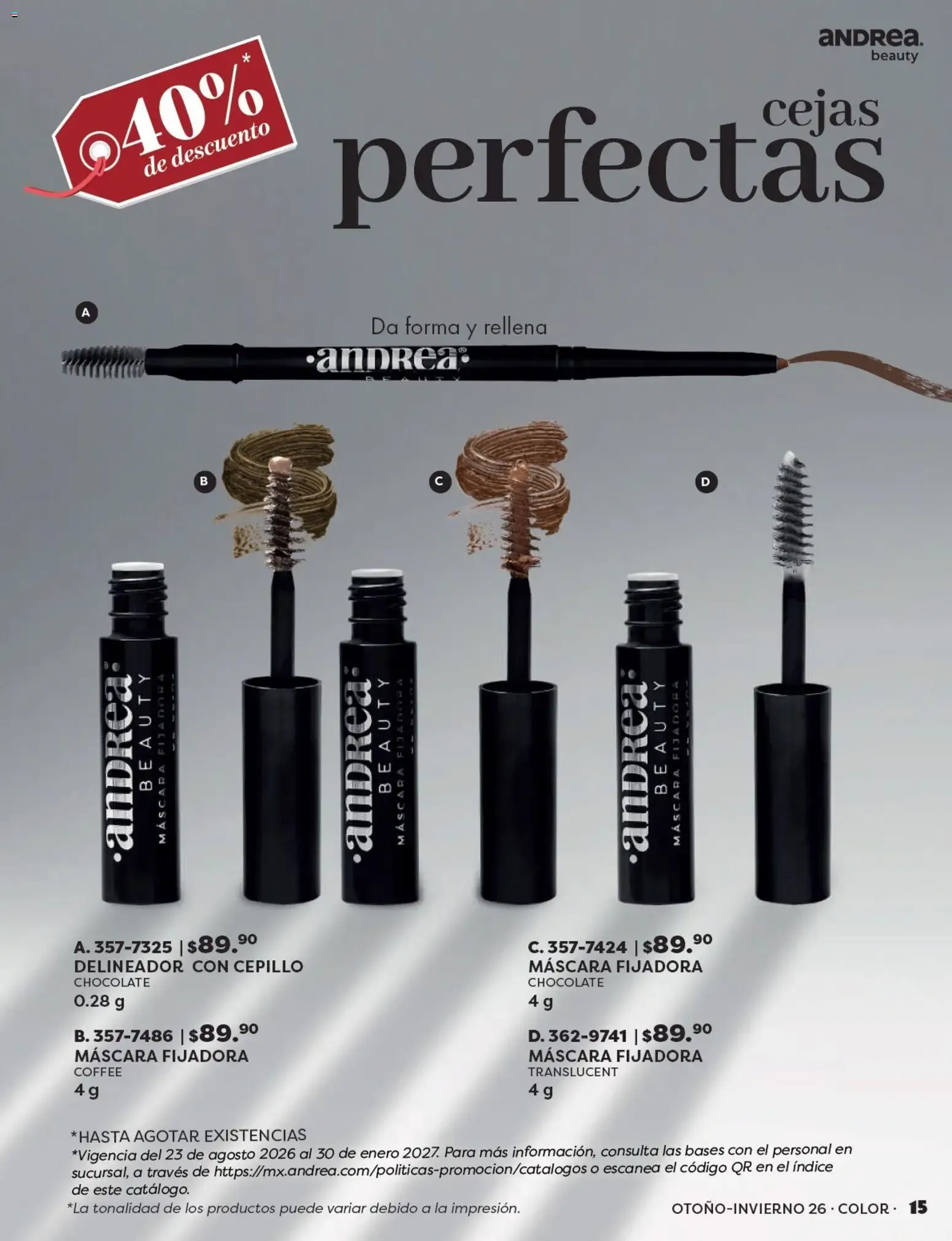 Catálogo de Andrea catálogo Beauty 2026 - Catálogos en línea de 23/08 - 30/01 23 de agosto al 30 de enero 2027 - Pagina 15