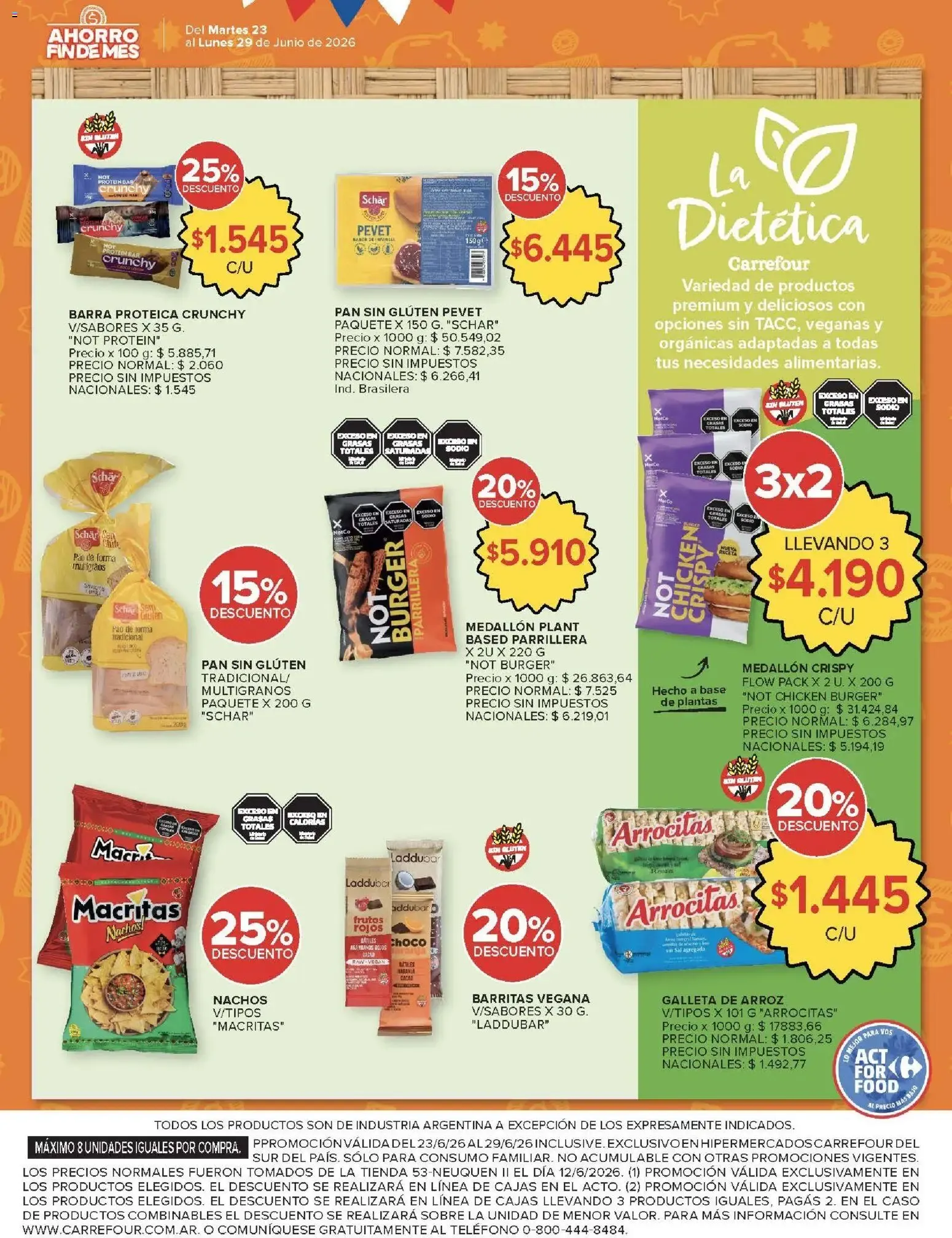 Ofertas de Carrefour: Ofertas de Hiper y Market - Ahorro Fin de Mes 23 de junio al 29 de junio 2026 - Página 20 del catálogo