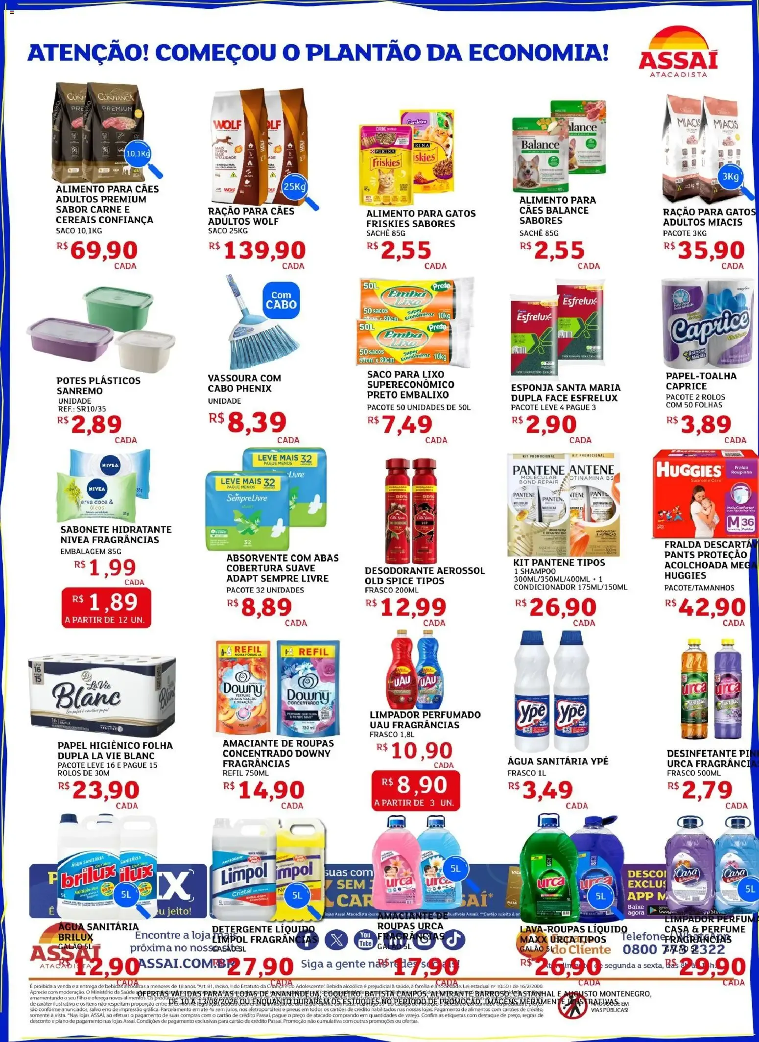 Encarte de Assaí Atacadista - Giro da Economia 10 de agosto até 13 de agosto 2026 - Pagina 4
