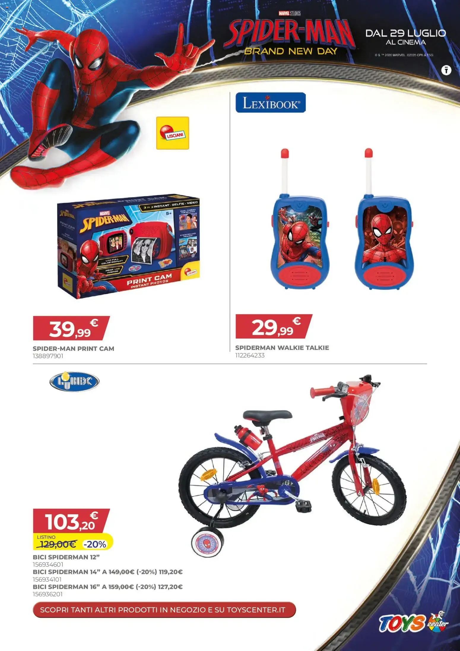 Toys Center Film Festival -20% en productos Spider-Man da 21 luglio a 3 agosto di 2026 - Pagina del volantino 11