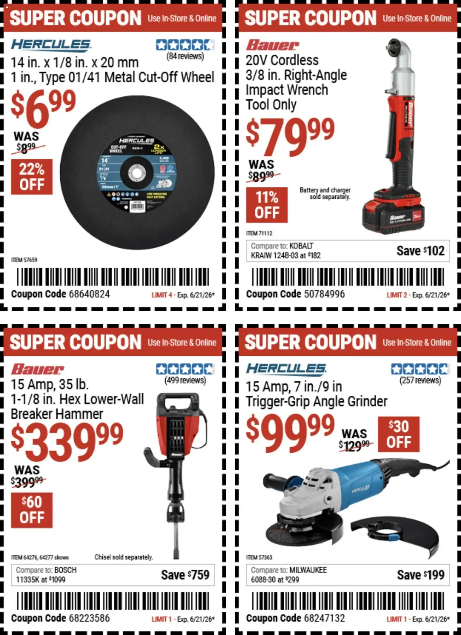 Weekly ad Harbor Freight Weekly Ad (06/08 - 06/21 2026) - Flyer from June 8 to June 21 2026 - Page 23