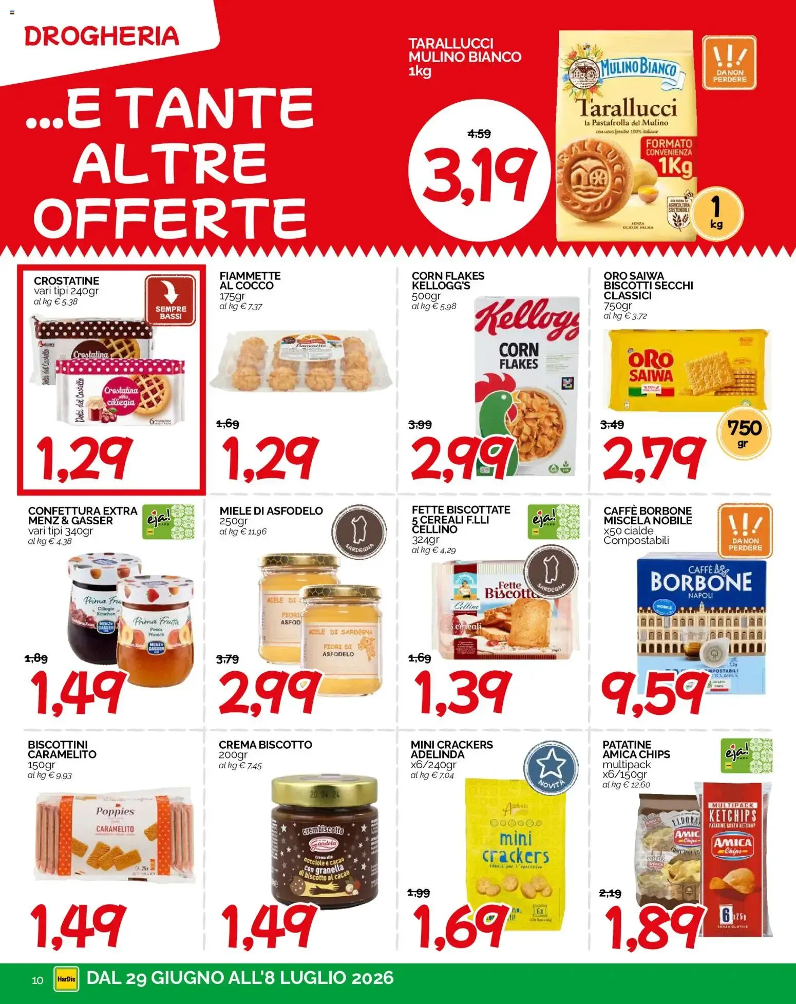 HarDis volantino dal 29/06/2026 - online Offerte da 29 giugno a 8 luglio di 2026 - Pagina del volantino 10