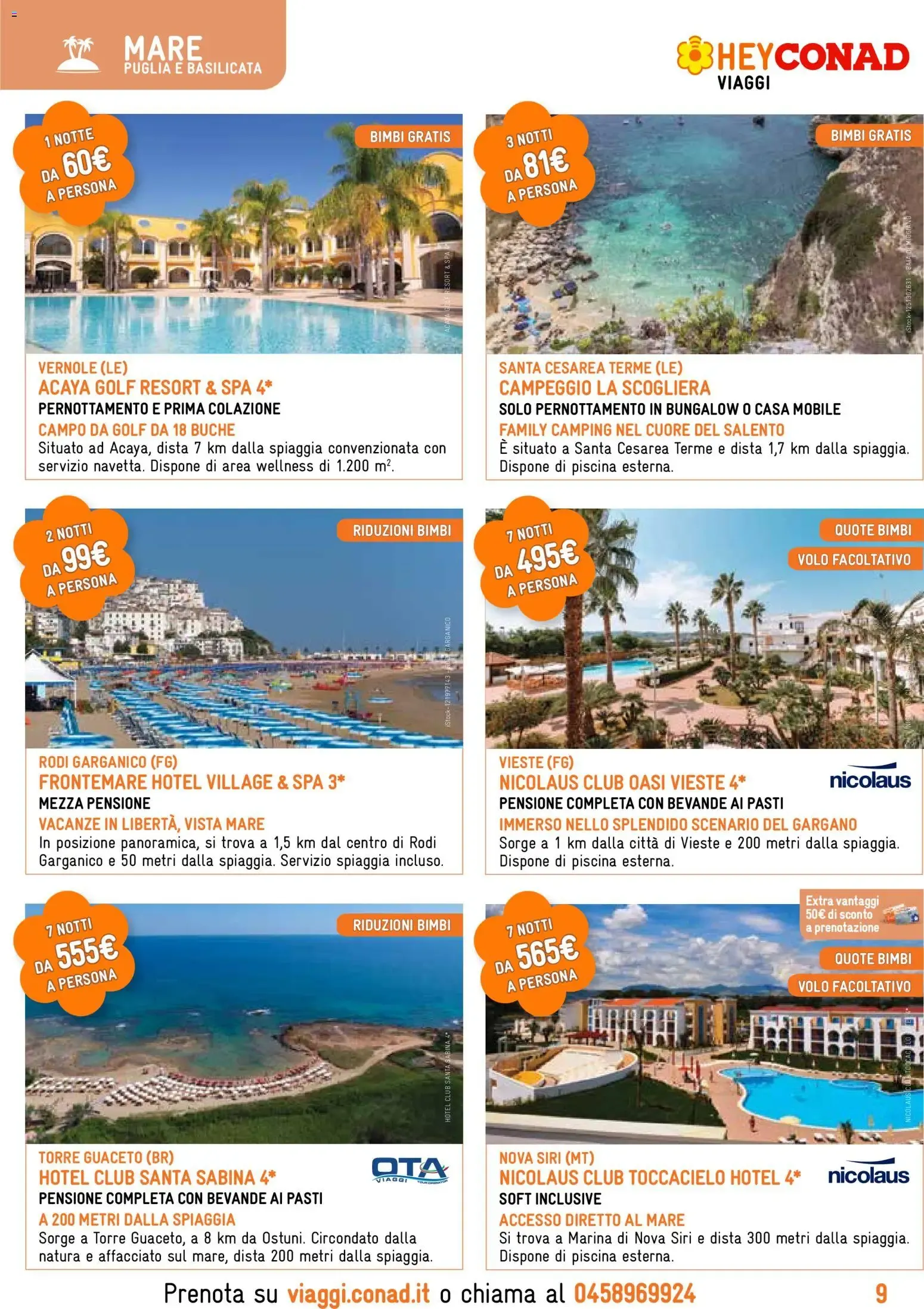 Catalogo Vacanze Estive Last Minute da 1 giugno a 30 settembre di 2026 - Pagina del volantino 9