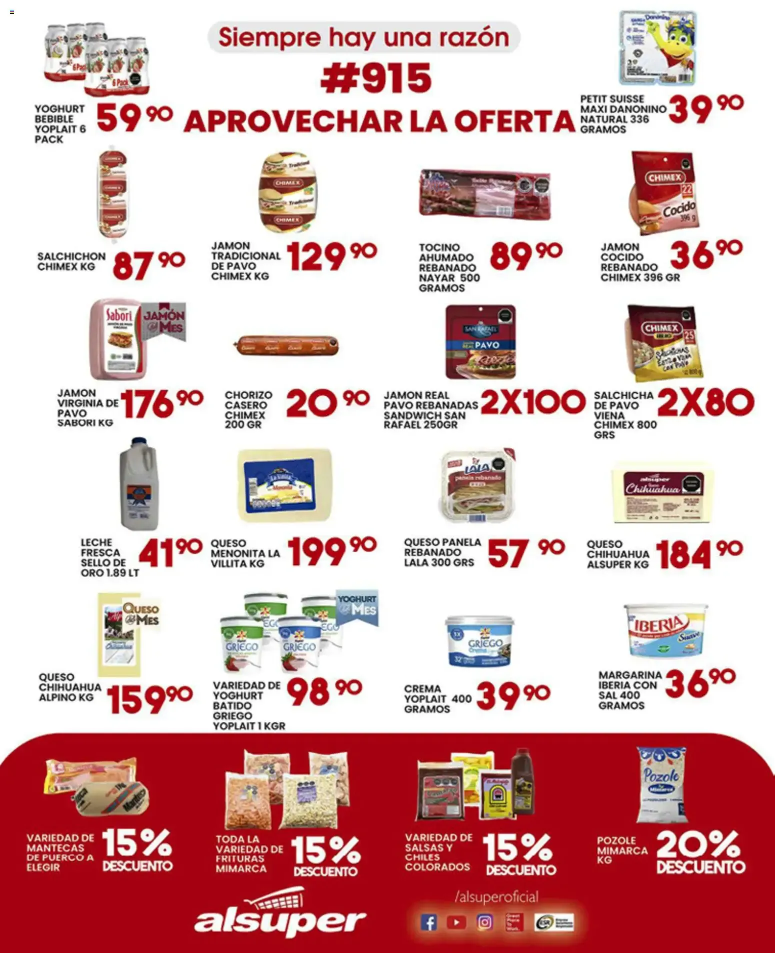 Catálogo de Alsuper: ¡Se Armó la Carne Asada! Ofertas en carnes y abarrotes 22 de septiembre al 24 de septiembre 2026 - Pagina 3