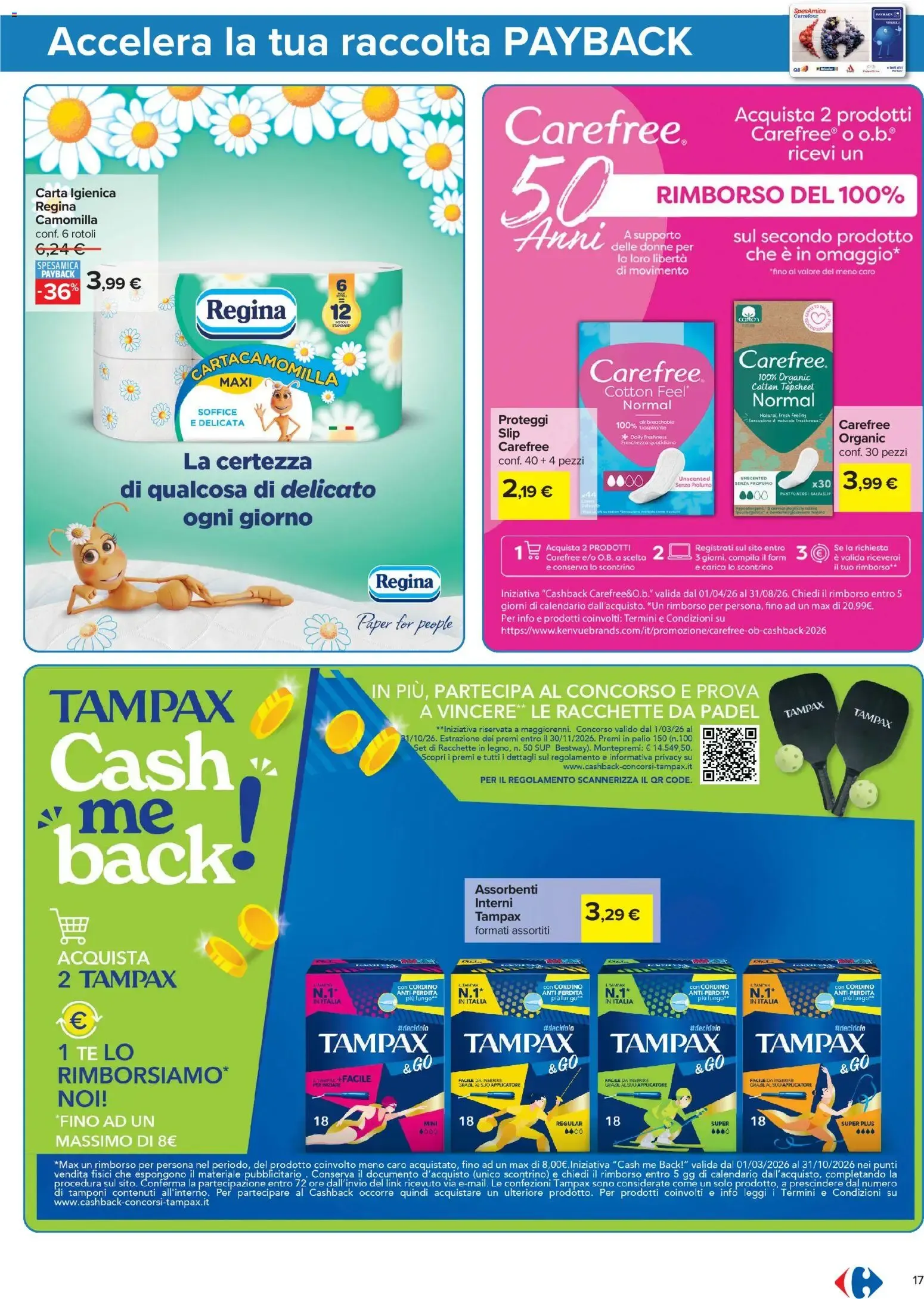 Nuovo Carrefour volantino Iper - Punti Sprint Payback dal 16/06/2026 > offerte anteprima 🛍️ da 16 giugno a 29 giugno di 2026 - Pagina del volantino 17