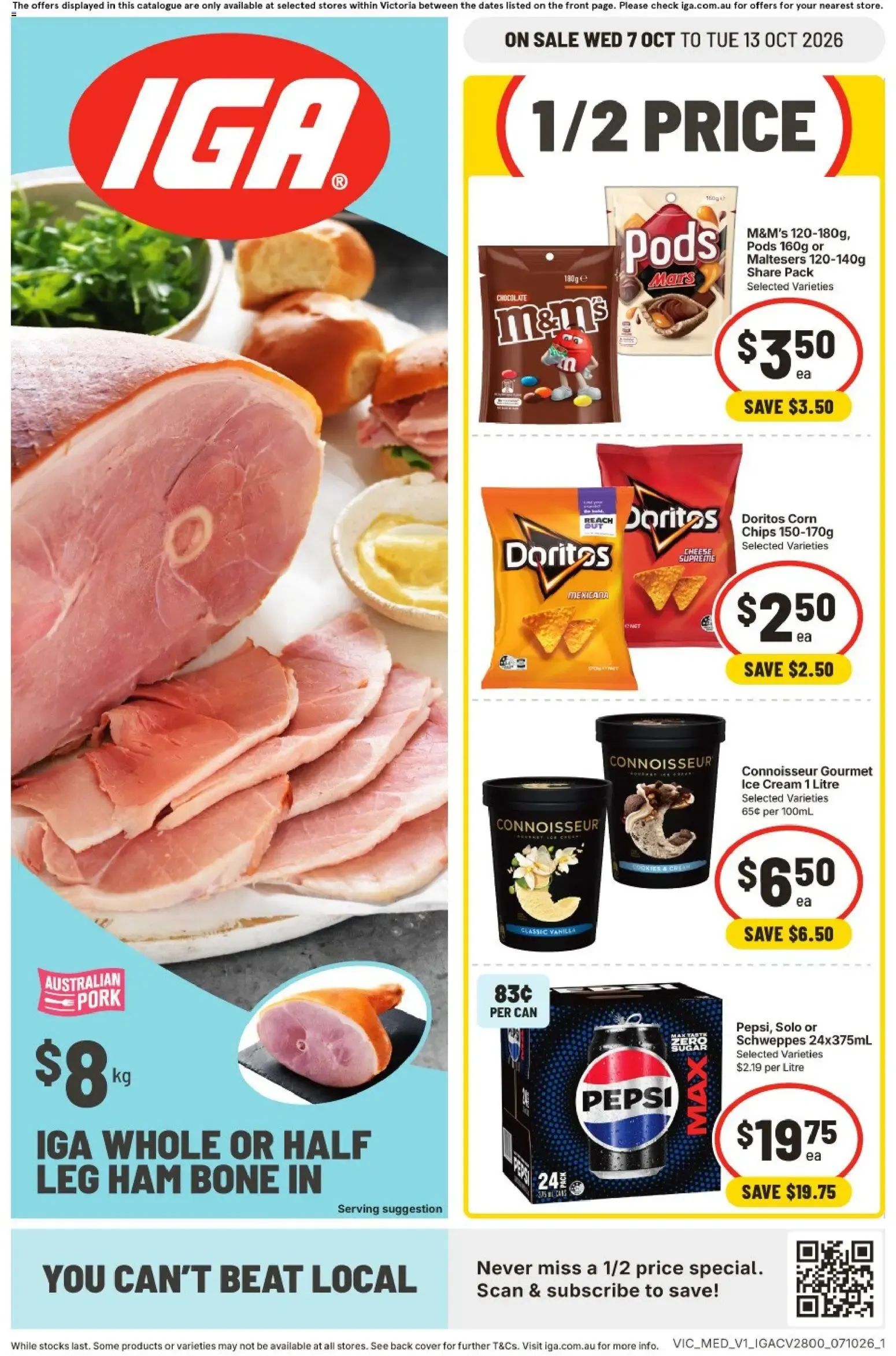 IGA catalogue valid from 07/10/2026 > Online Australia - Catalogue valid from 7 October to 13 October 2026 - page 1