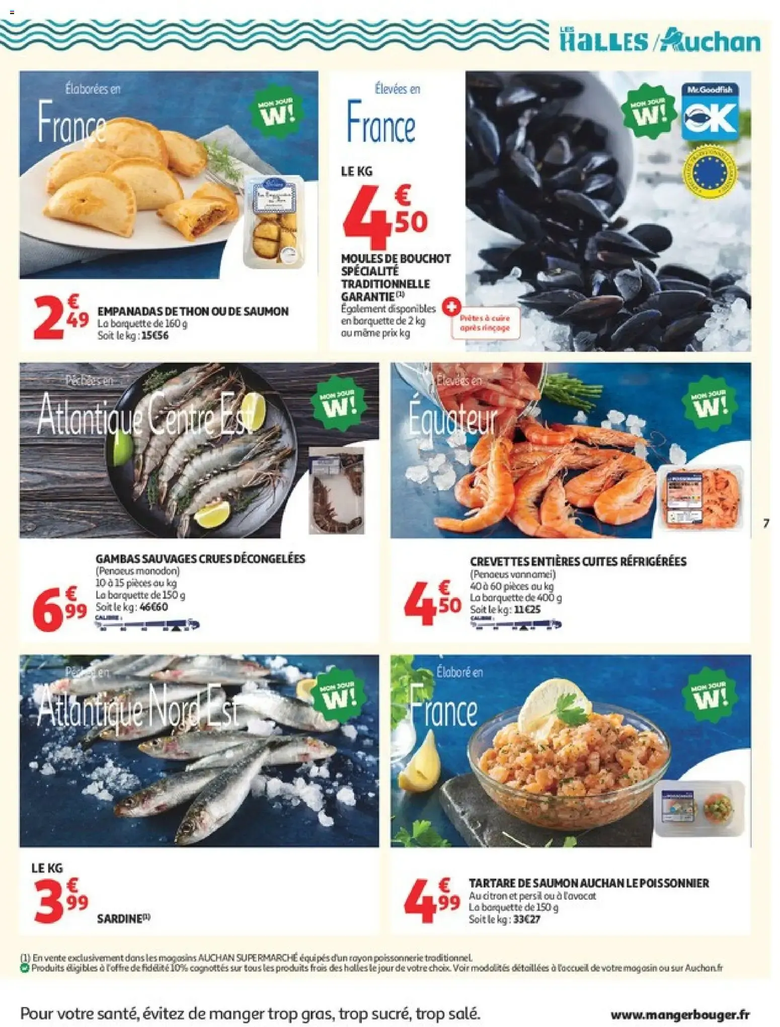 Auchan - Tops, Halles supers à partir du 07/07/2026 - promo en ligne du 7 juillet au 11 juillet 2026 - Catalogue page 7