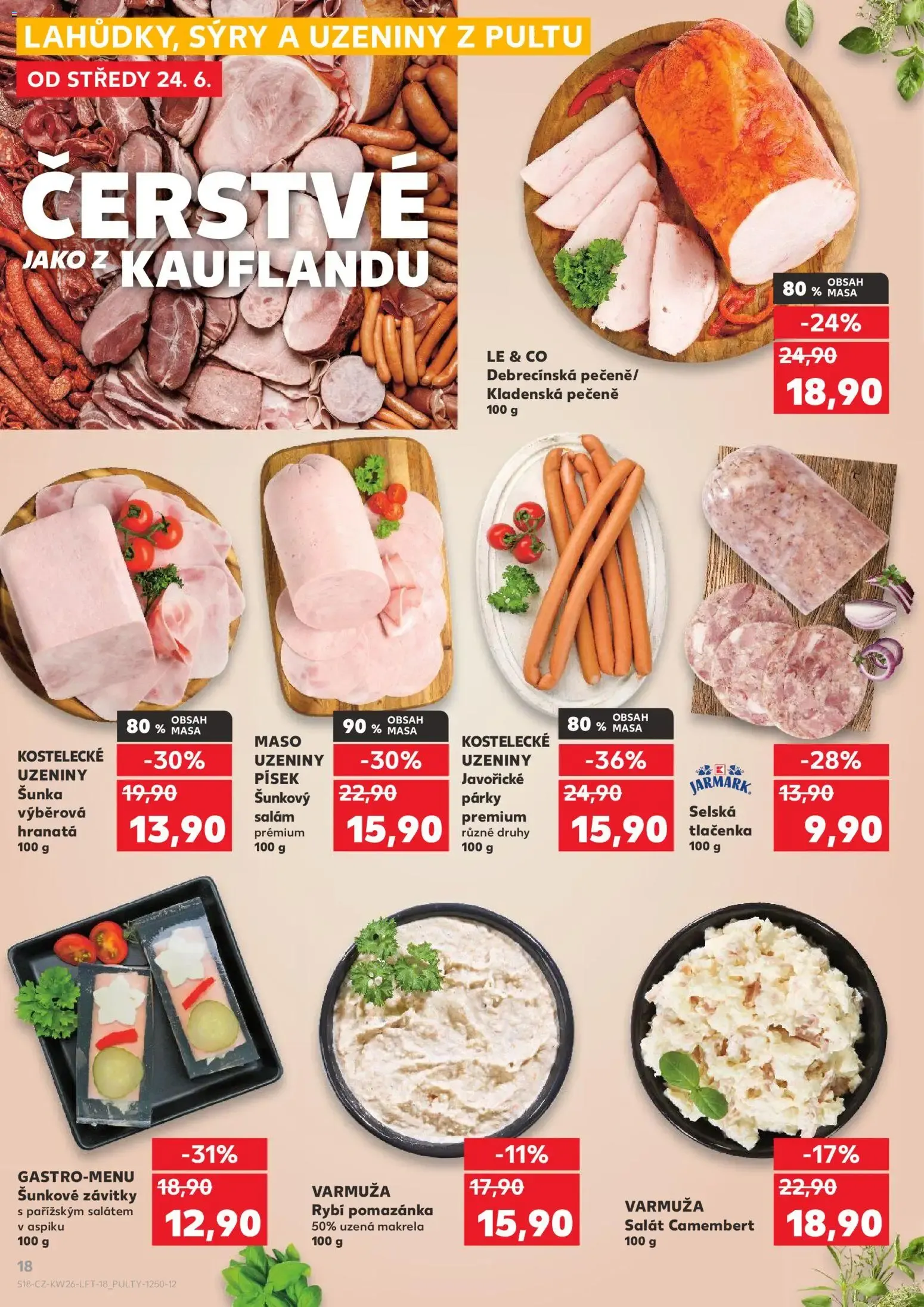 Kaufland Leták: Nejlepší cena pro Česko - 24. června 30. června 2026 - Page 18
