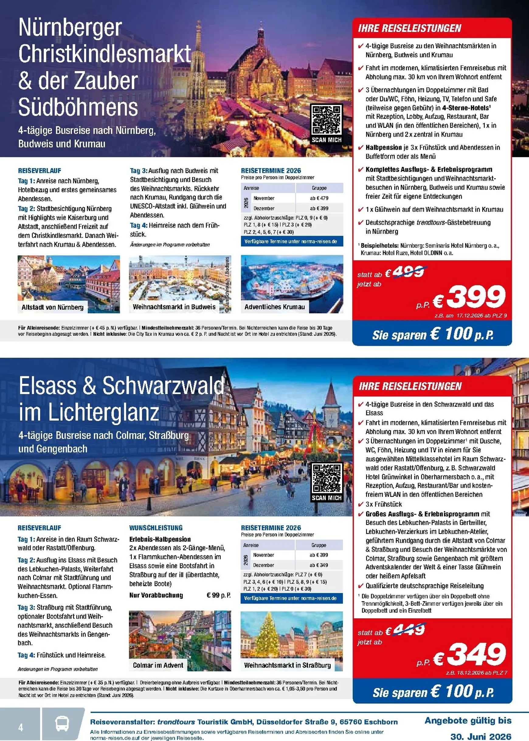 Norma - Reisen Prospekt – von Montag 01.06.2026 bis Dienstag 30.06.2026 von 1. Juni bis 30. Juni 2026 - Prospekt seite 4