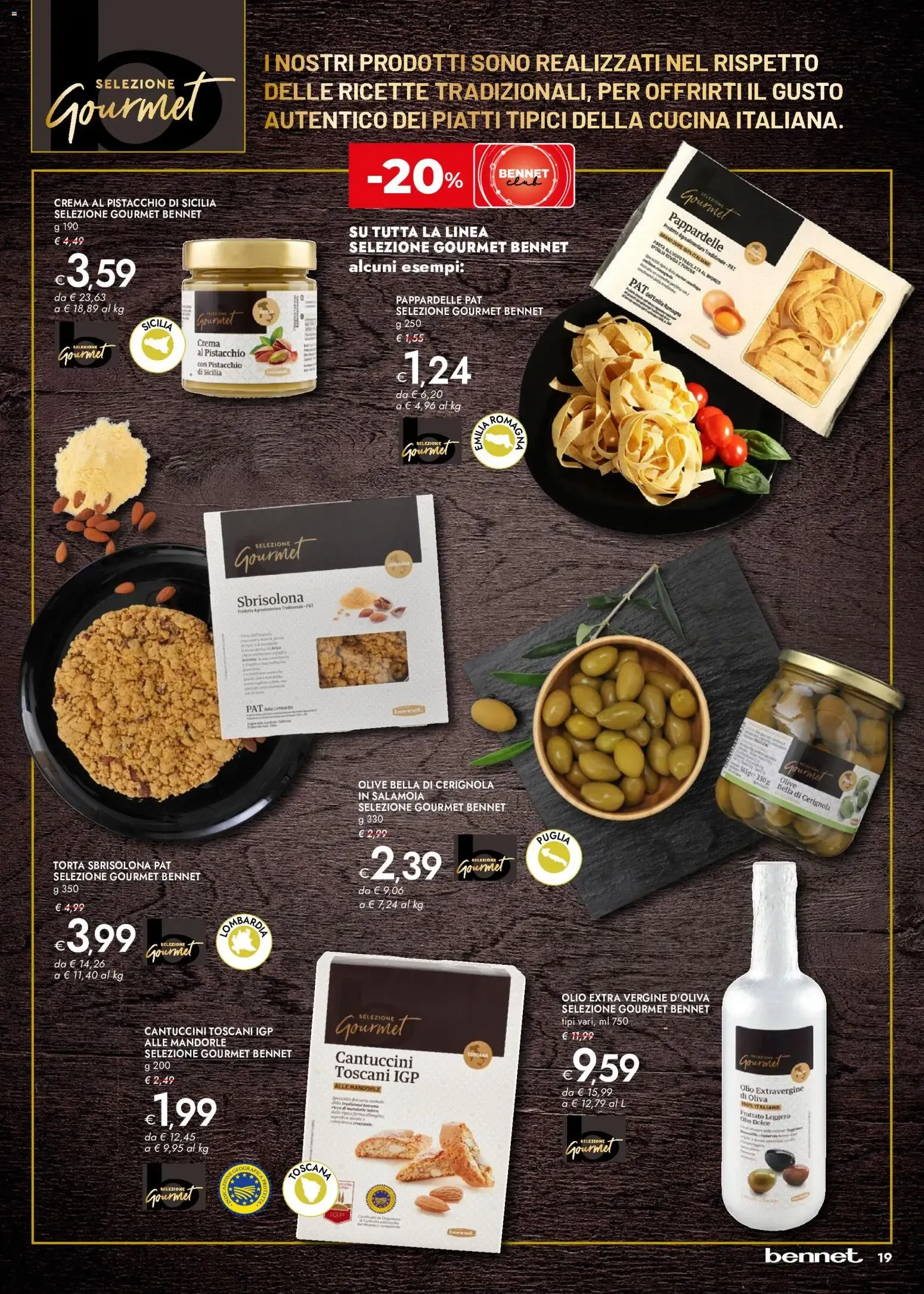 Nuovo bennet volantino Sapori D´Italia dal 15/10/2026 > offerte anteprima 🛍️ da 15 ottobre a 28 ottobre di 2026 - Pagina del volantino 19