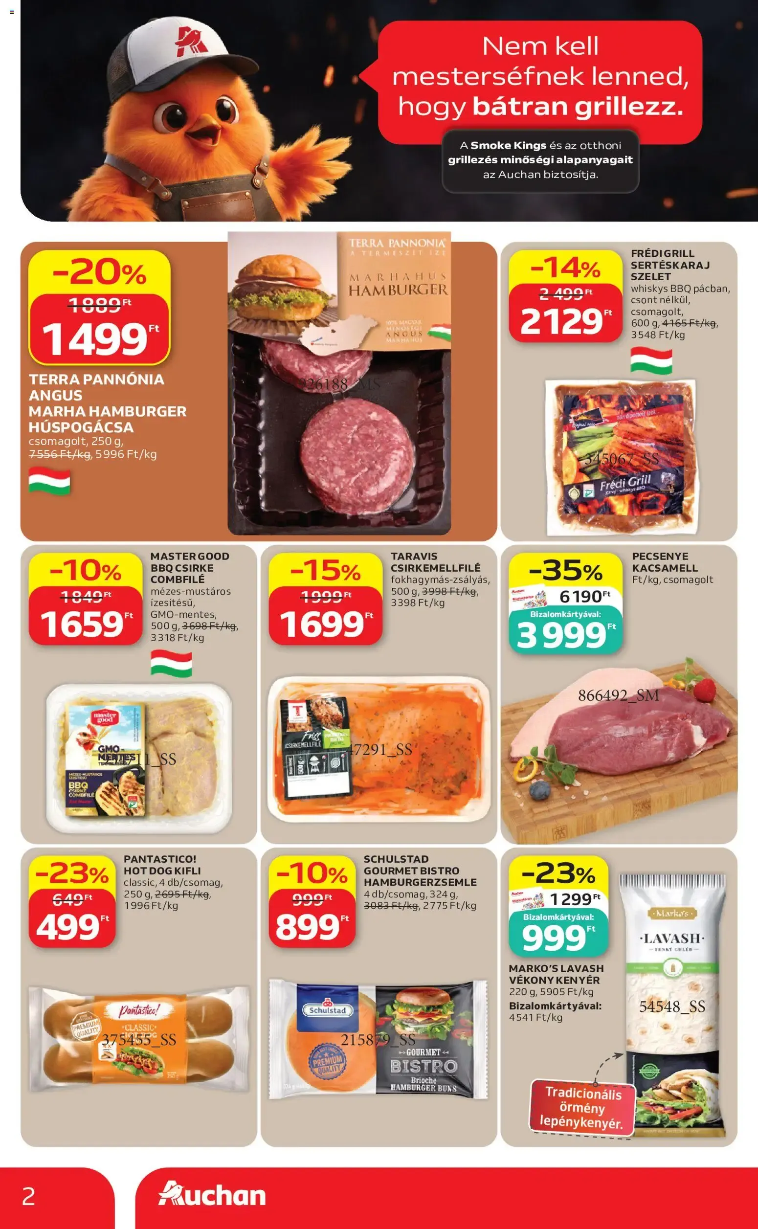 Katalógus Auchan Grill ajánlataink - 2026.07.16. -tól/töl > akció, lapozható szórólap 🛍️ július 16.-tól július 22.-ig 2026. - Oldal 2