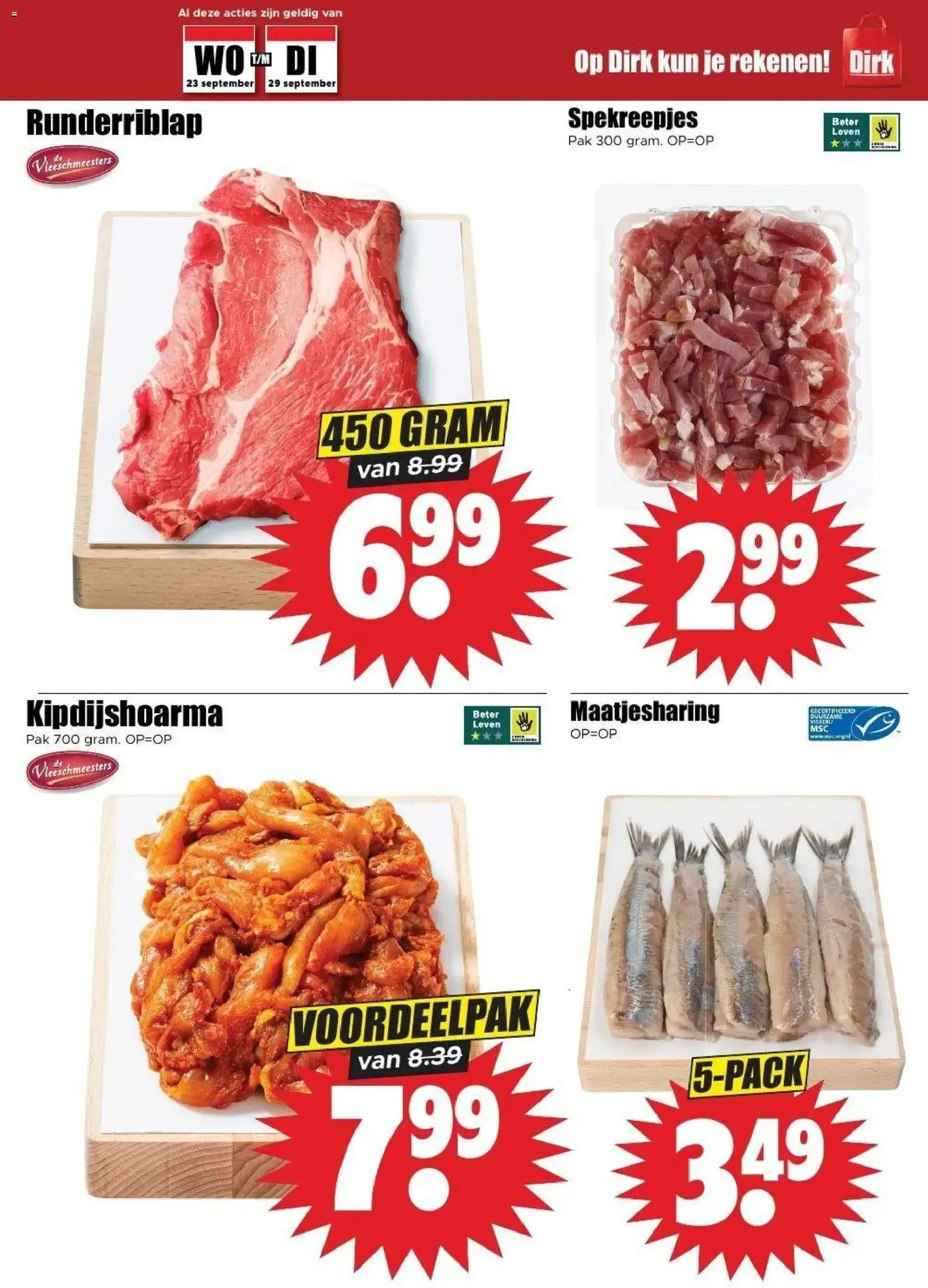 Dirk Folder: Milka Chocolade y Ofertas de Budget Boodschappen van 23 september tot 29 september 2026 - Folder pagina 15