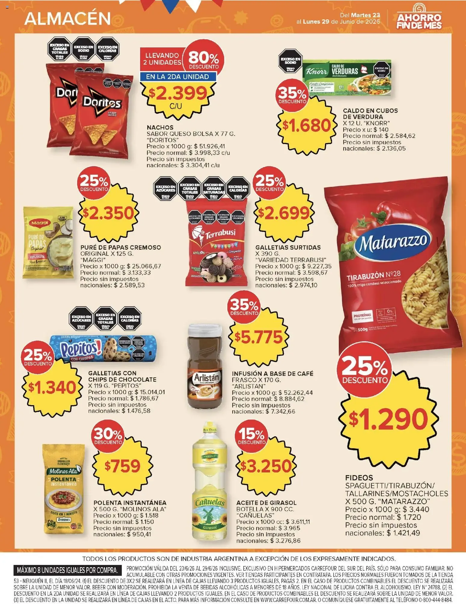 Ofertas de Carrefour: Ofertas de Hiper y Market - Ahorro Fin de Mes 23 de junio al 29 de junio 2026 - Página 8 del catálogo