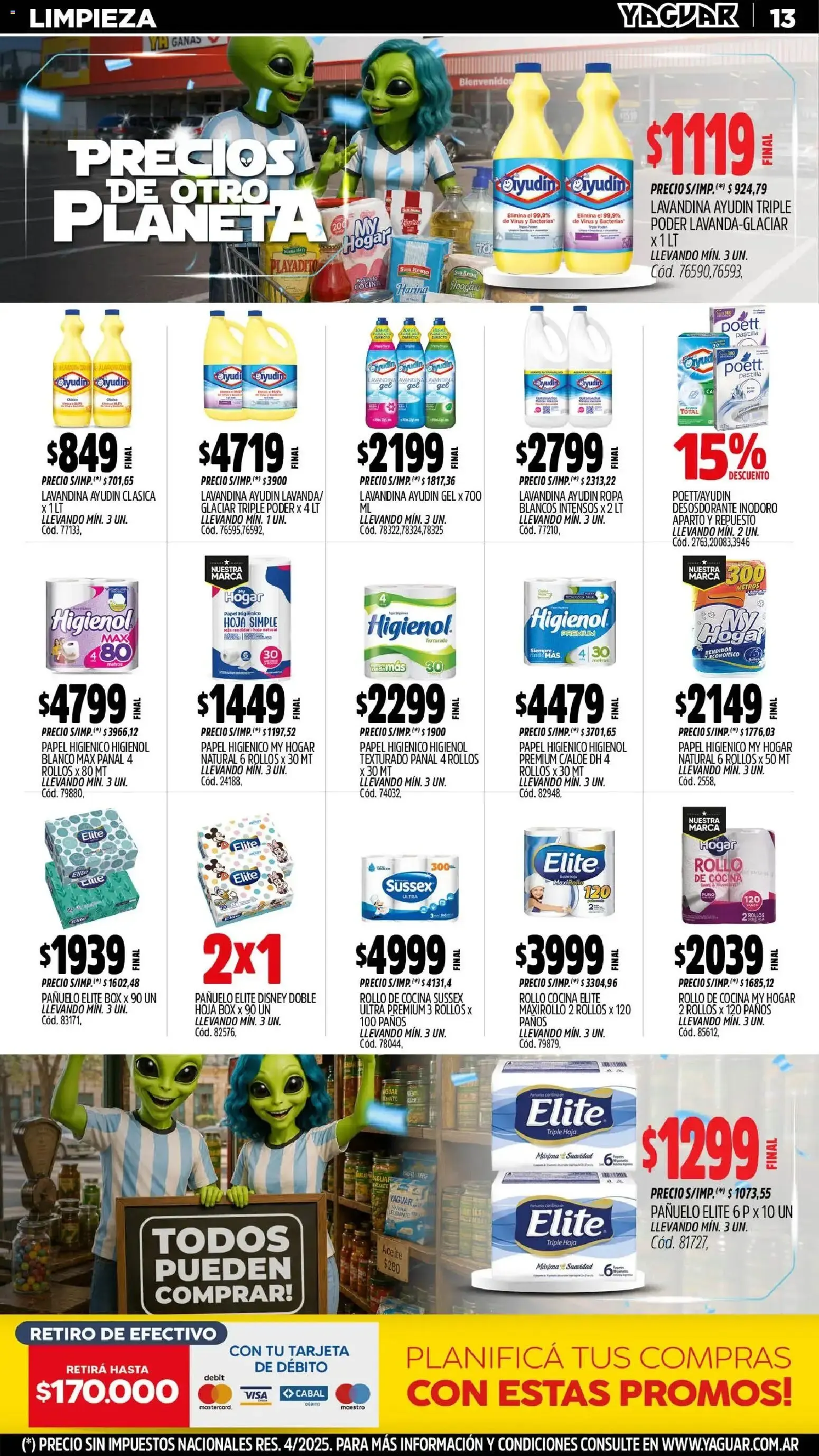 Ofertas de Mayorista Yaguar - Precios de Otro Planeta - Ofertas para Trelew 29 de junio al 5 de julio 2026 - Página 15 del catálogo