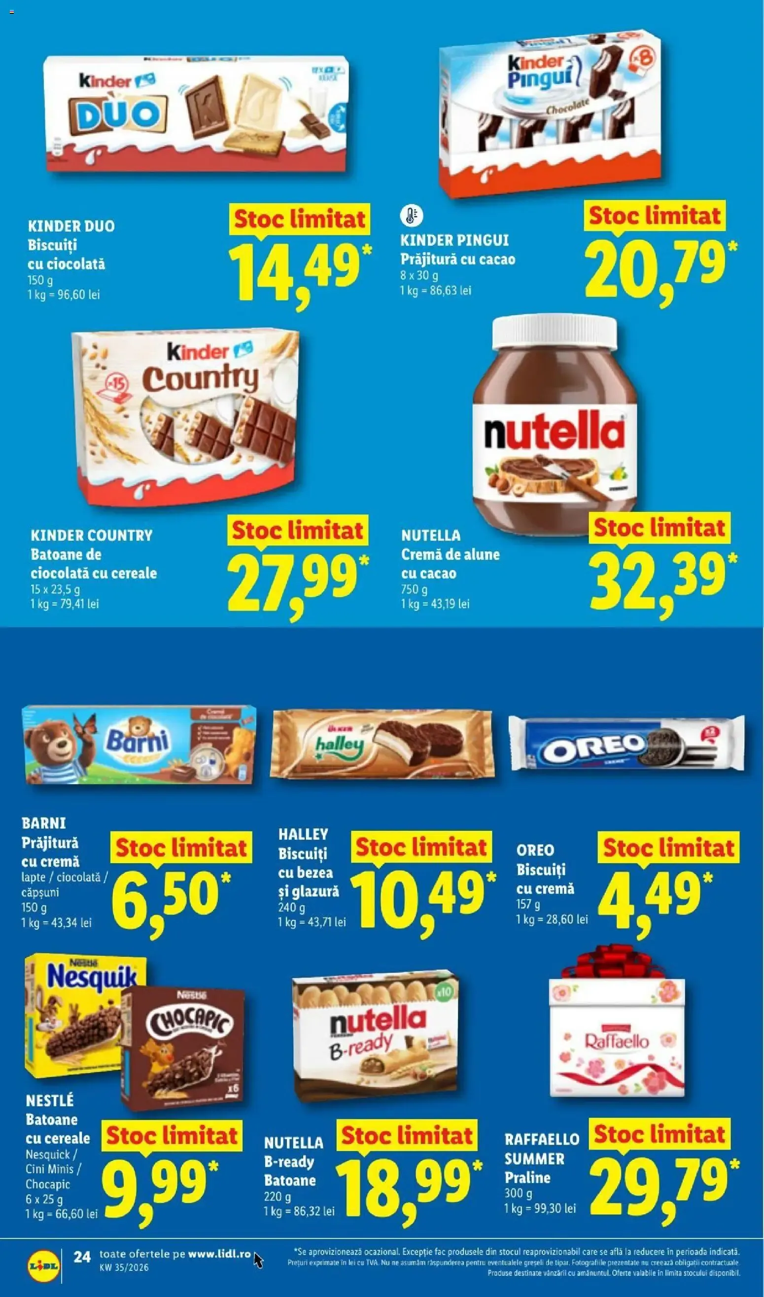 Catalog LIDL: Ieftin și înainte, și după ziua de salariu (Ofertas del 24 al 30 de agosto de 2026) de la 24 august până la 30 august 2026 - Revista Pagina 24