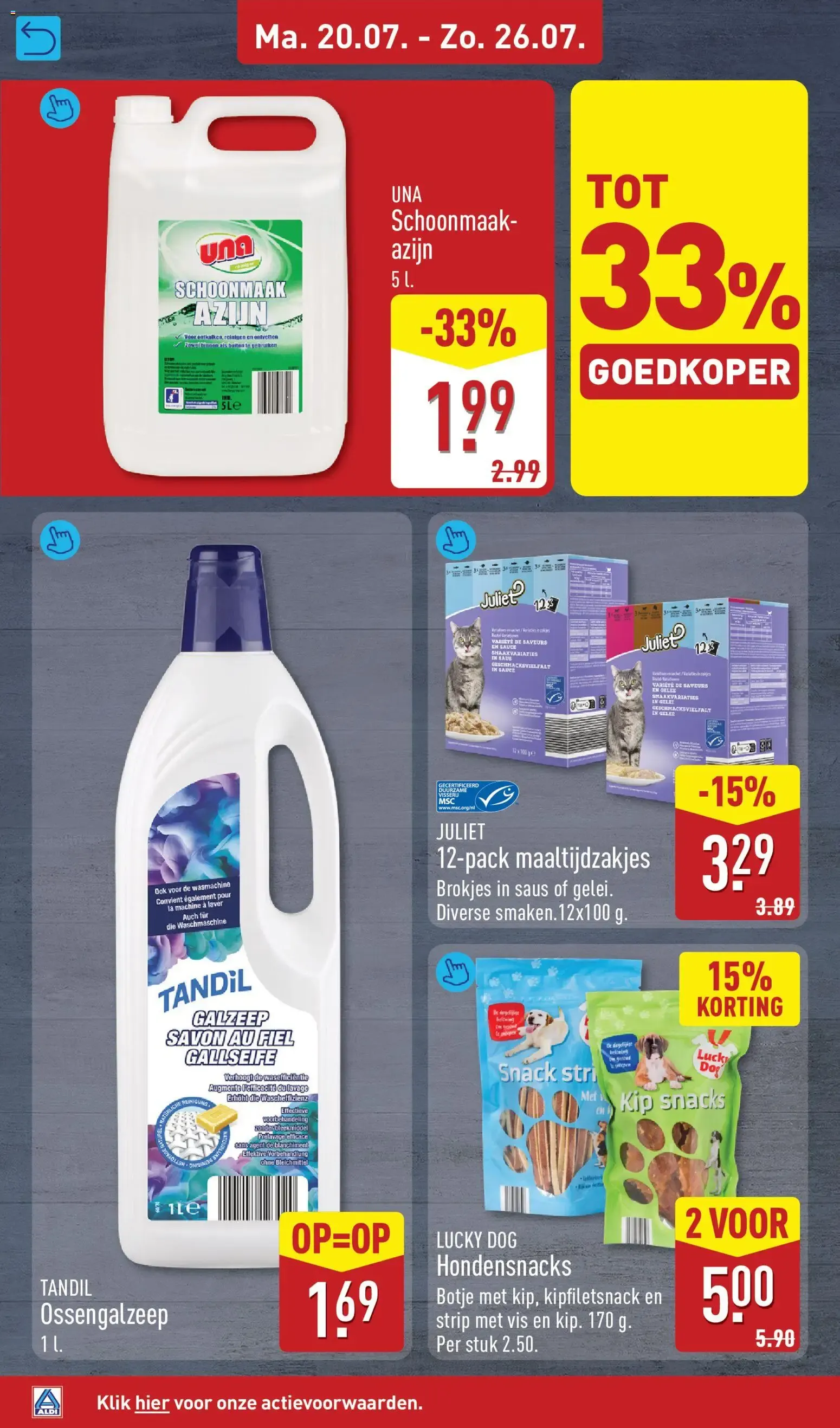 Folleto semanal de ofertas de Aldi (20 al 26 de julio) van 20 juli tot 26 juli 2026 - Folder pagina 22