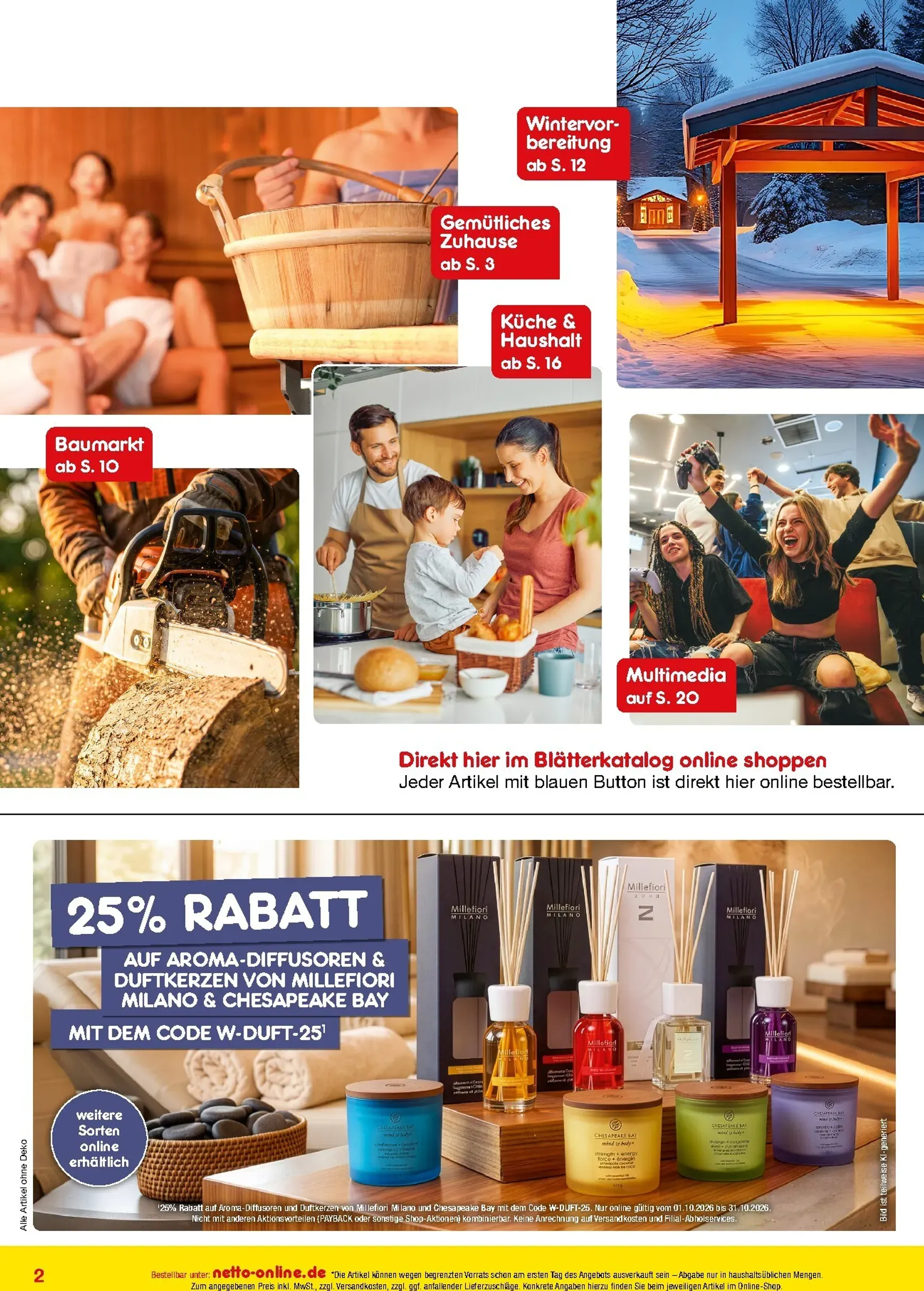 Netto Marken Discount - Online-Angebote Oktober Prospekt – von Donnerstag 01.10.2026 bis Samstag 31.10.2026 von 1. Oktober bis 31. Oktober 2026 - Prospekt seite 2