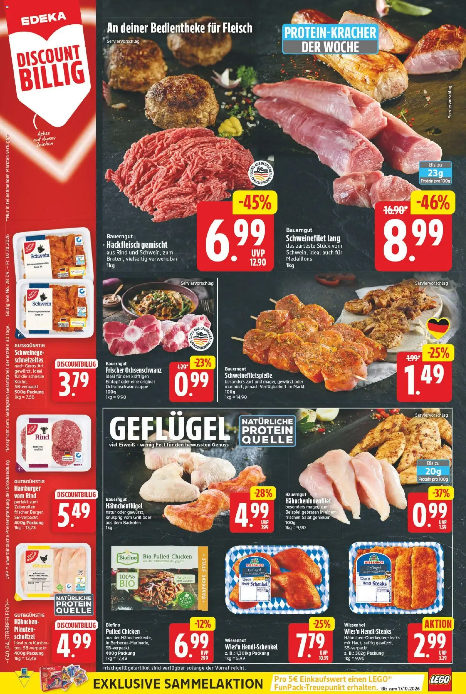 EDEKA Center - 20% Rabatt auf EDEKA Bio Milch-, Joghurt- und Quarkartikel von 28. September bis 2. Oktober 2026 - Prospekt seite 4