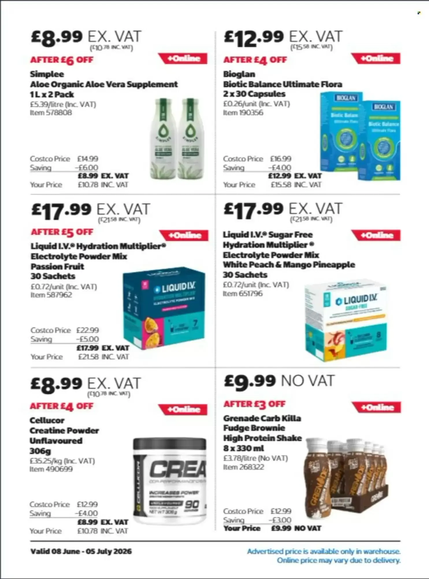 Costco leaflet from 8 June to 5 July 2026 - Catalogue Page 28