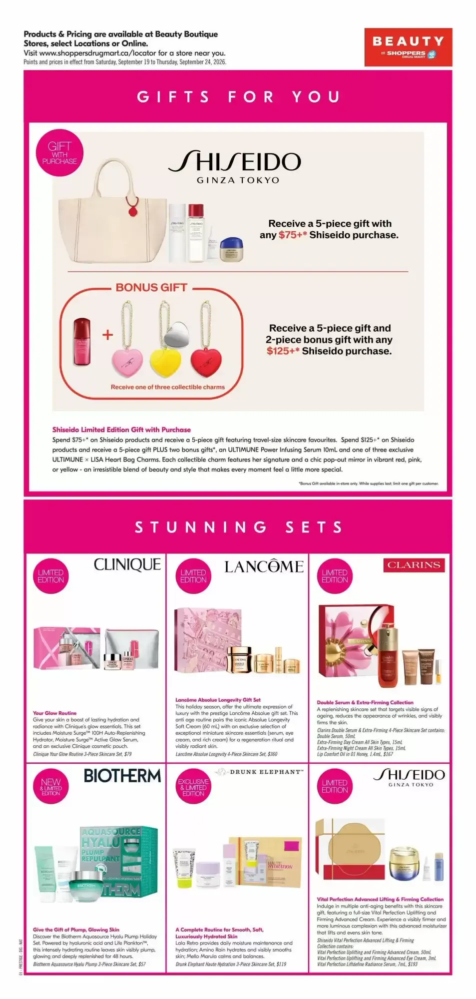 Shoppers Drug Mart flyer week 38 from September 19 to September 24 2026 - flyer page 14