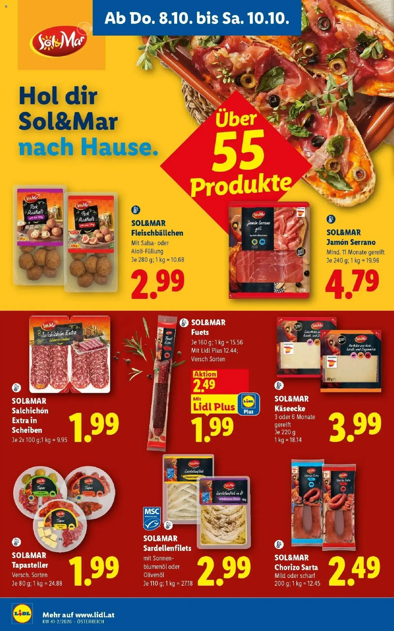 Lidl Flugblatt - Wien ab 04.10.2026 - Angebote ab donnerstag von 8. Oktober bis 10. Oktober 2026 - Flugblätt seite 14