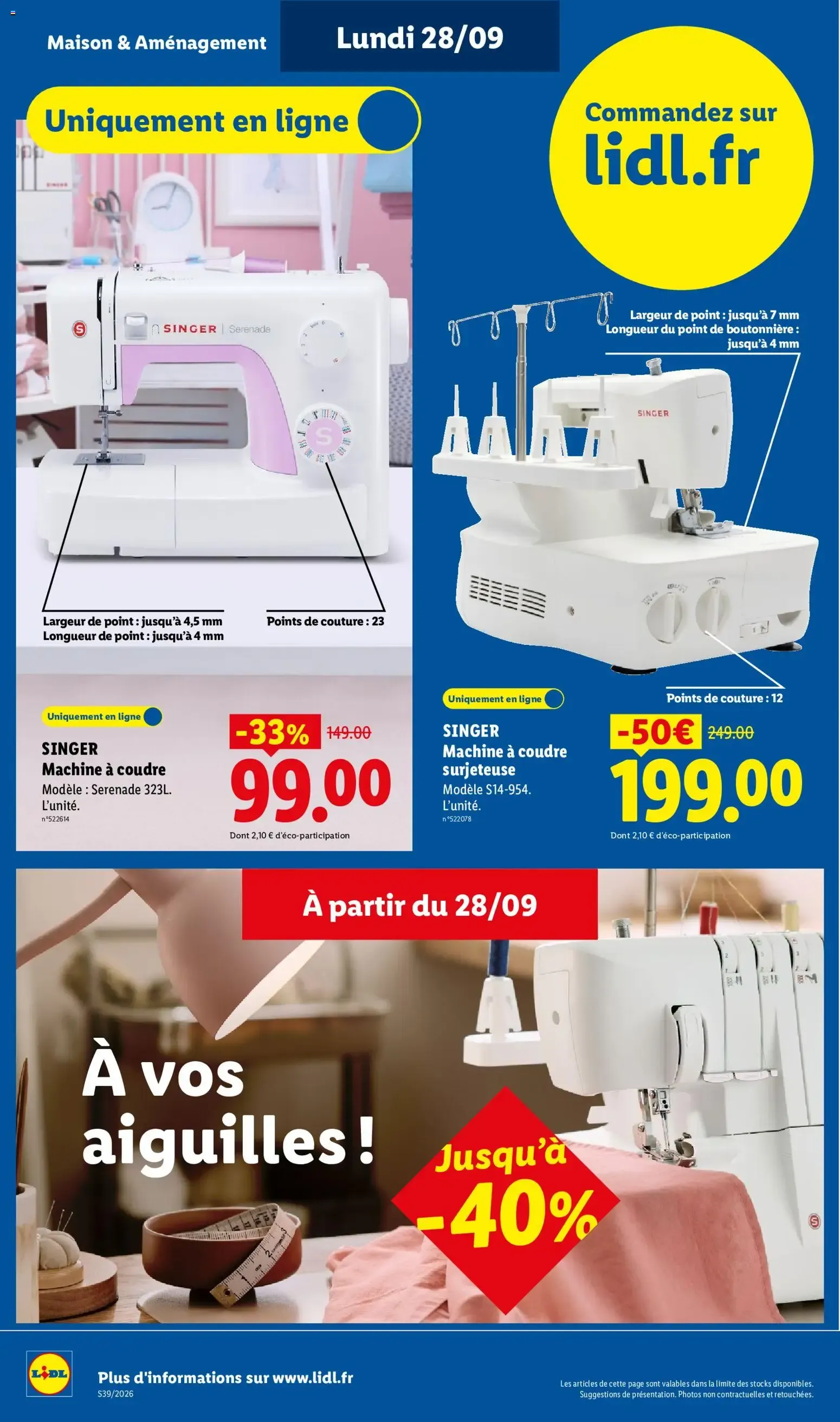 Catalogue LIDL du 28/09/2026 | Promo prospectus en ligne du 28 septembre au 1 octobre 2026 - Catalogue page 6