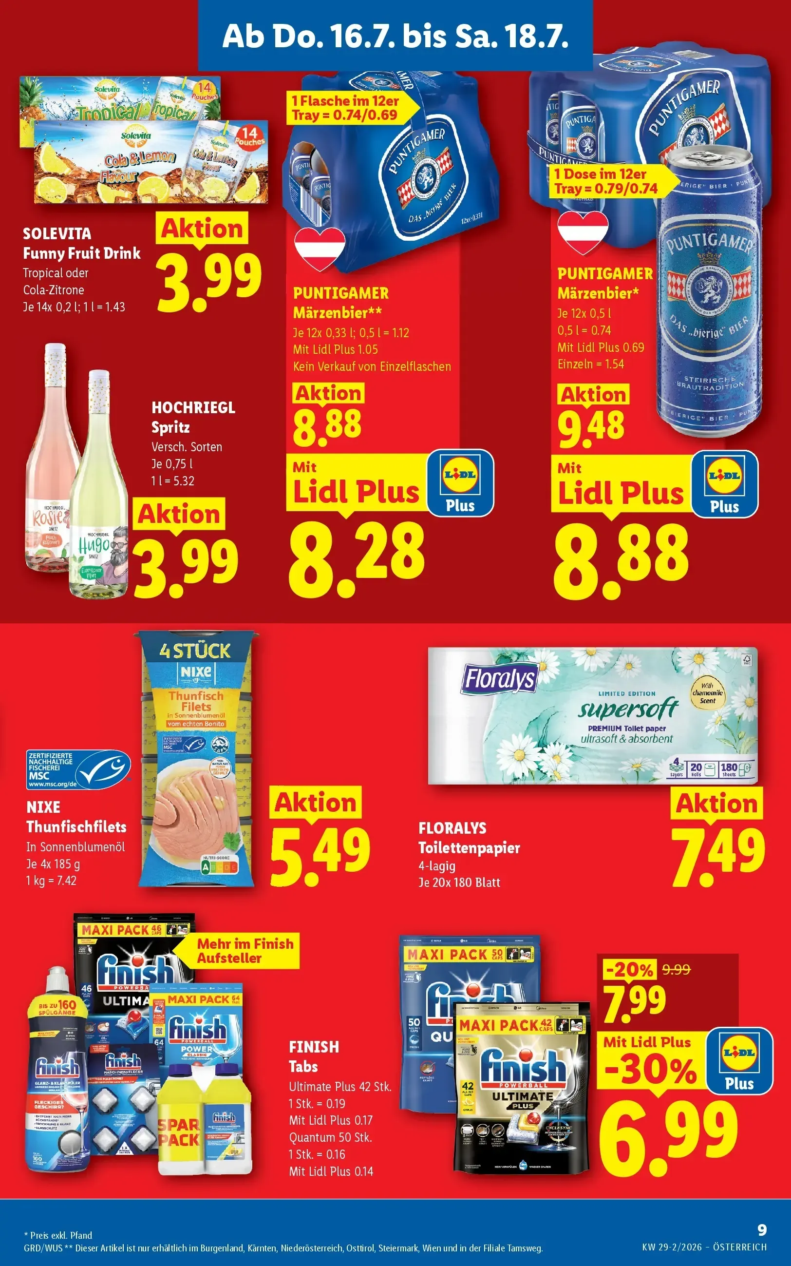 Lidl - Lidl ab 15.07.2026 - Angebote ab donnerstag von 16. Juli bis 18. Juli 2026 - Flugblätt seite  11