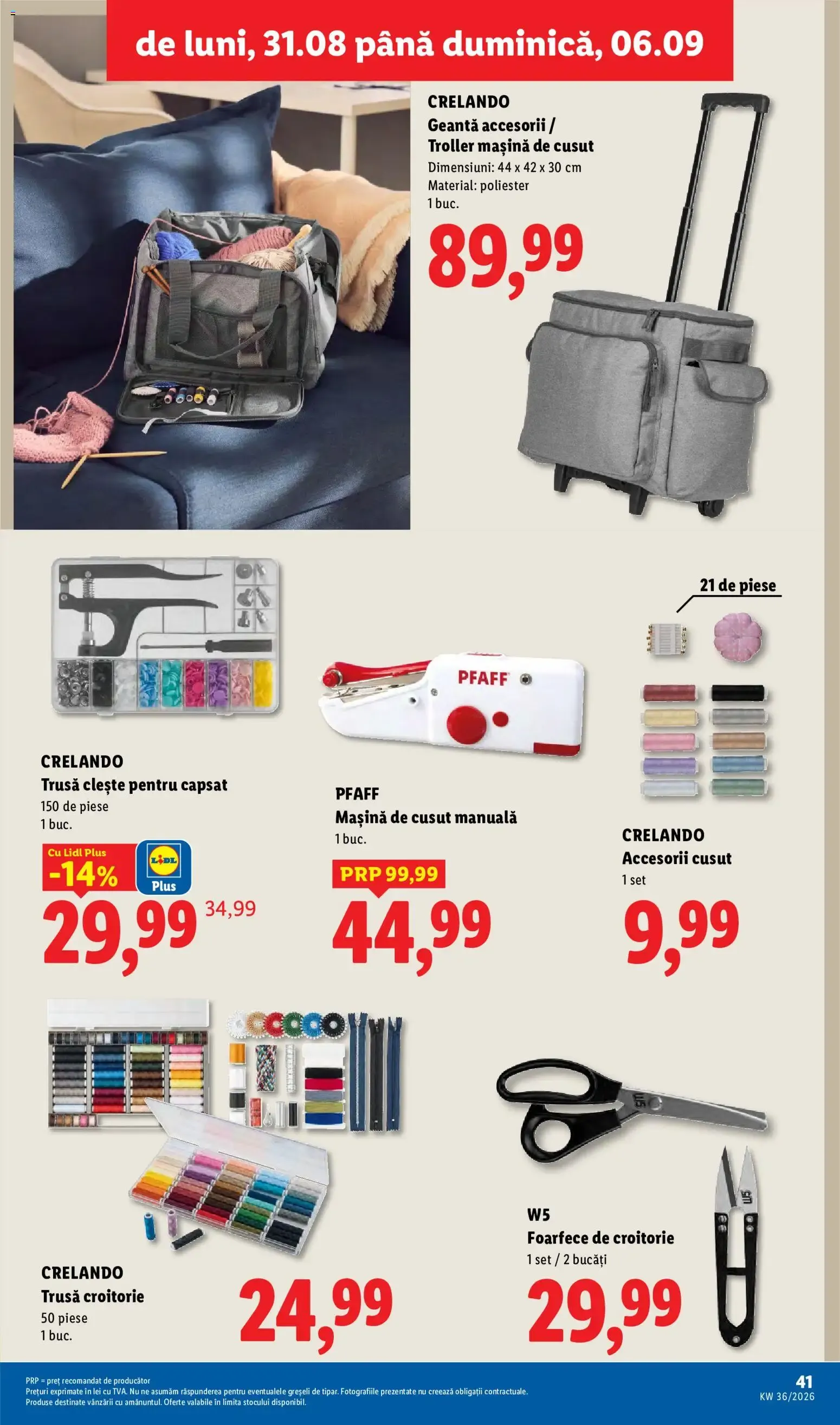 Catalog Catalog LIDL 31.08.2026 - Oferta și Revista online de la 31 august până la 6 septembrie 2026 - Revista Pagina 41