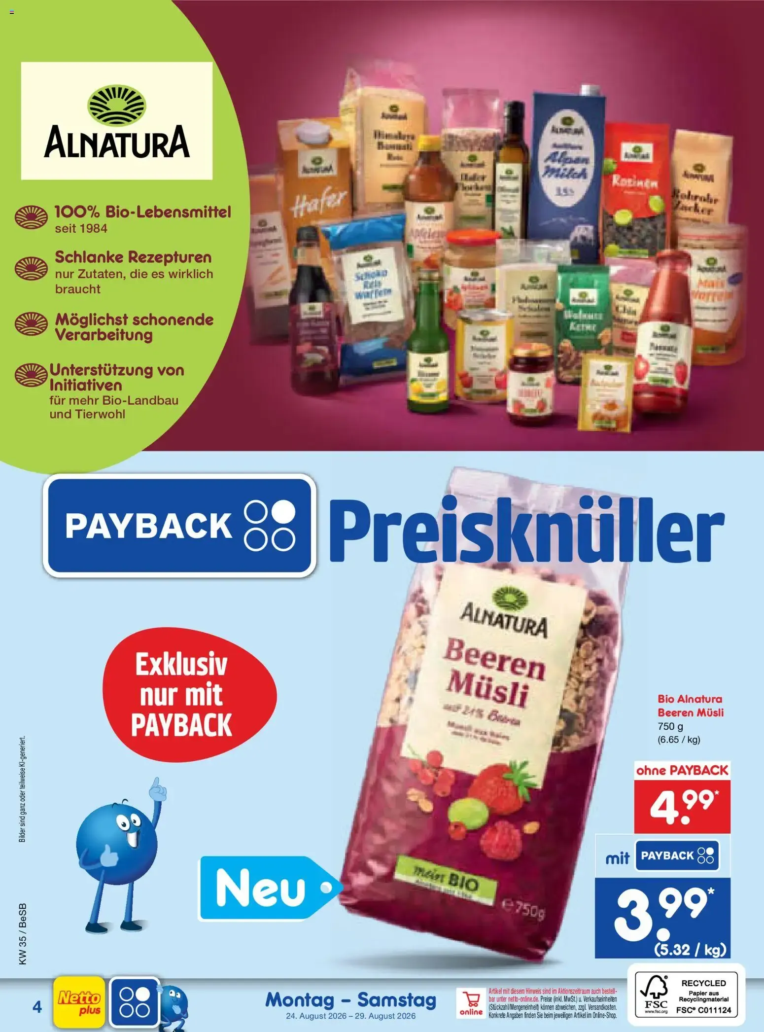 Netto Marken-Discount Prospekt (ab 24.08.2026) » Angebote von 24. August bis 29. August 2026 - Prospekt seite 47
