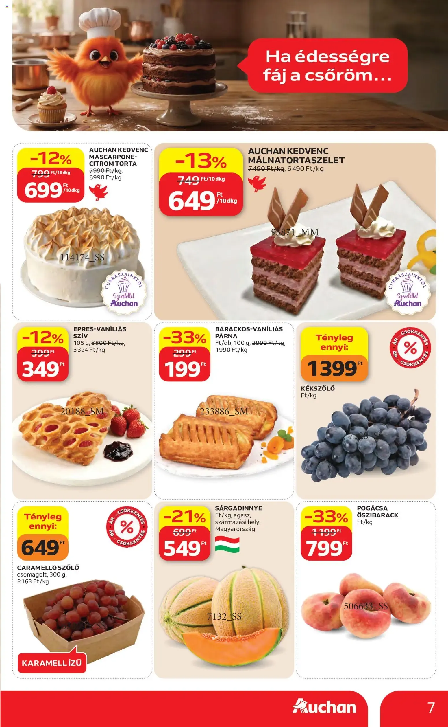 Katalógus Auchan hipermarket: Márkák Ünnepe! július 23.-tól július 29.-ig 2026. - Oldal 7