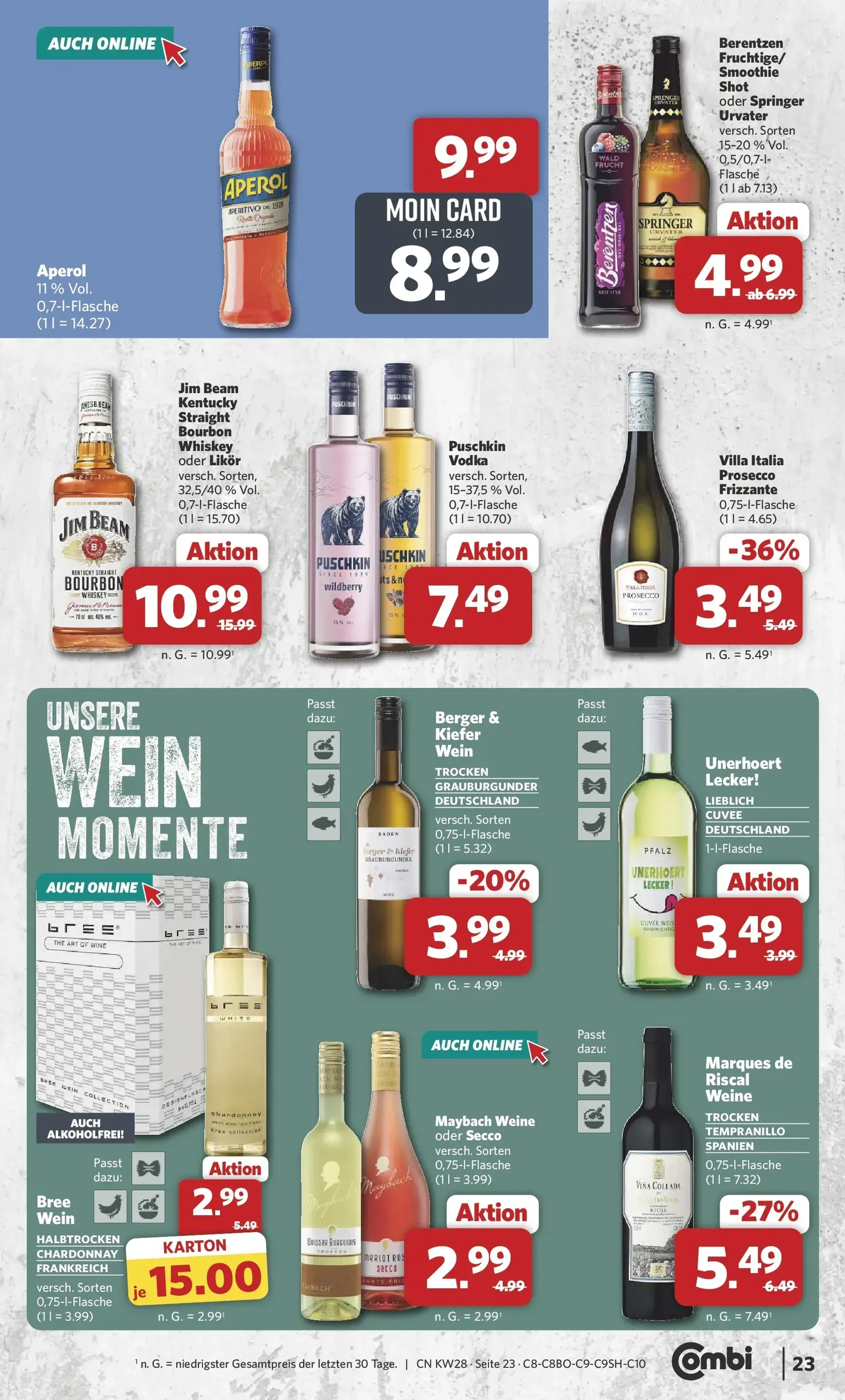 Combi Prospekt – von Montag 06.07.2026 bis Samstag 11.07.2026 von 6. Juli bis 11. Juli 2026 - Prospekt seite 23