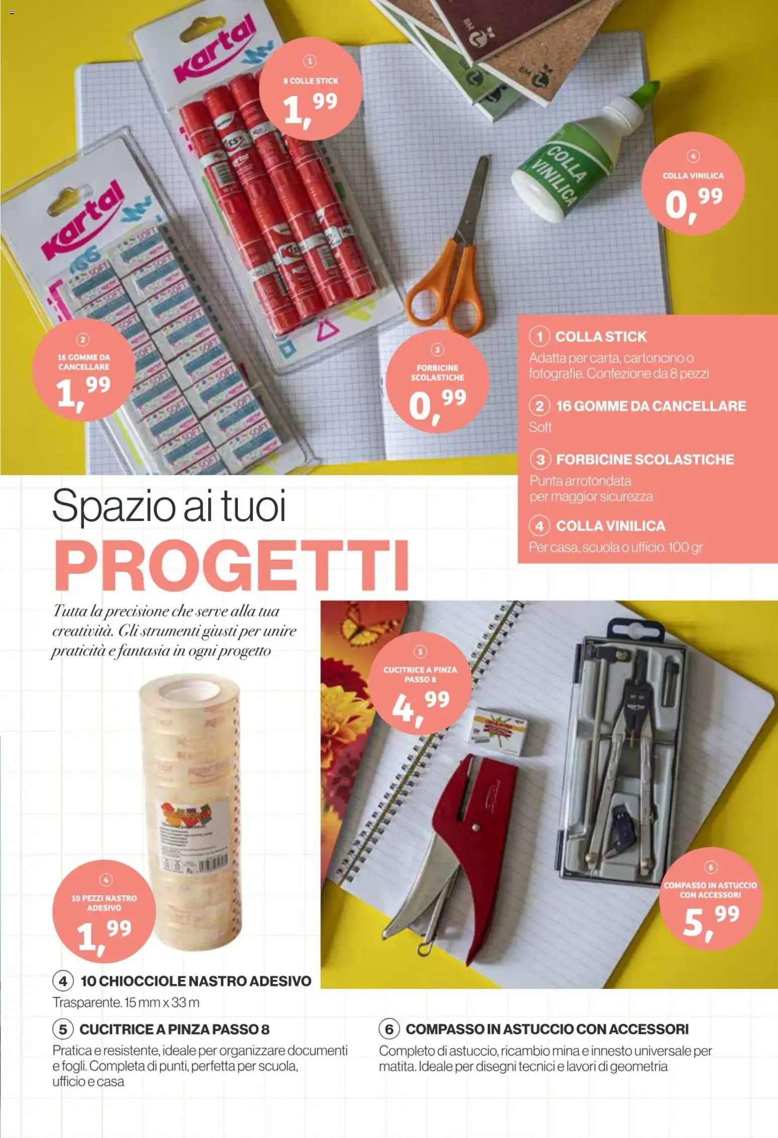 IN's Mercato: Pronti a ripartire! Cancelleria e accessori super trendy da 19 agosto a 20 settembre di 2026 - Pagina del volantino 7