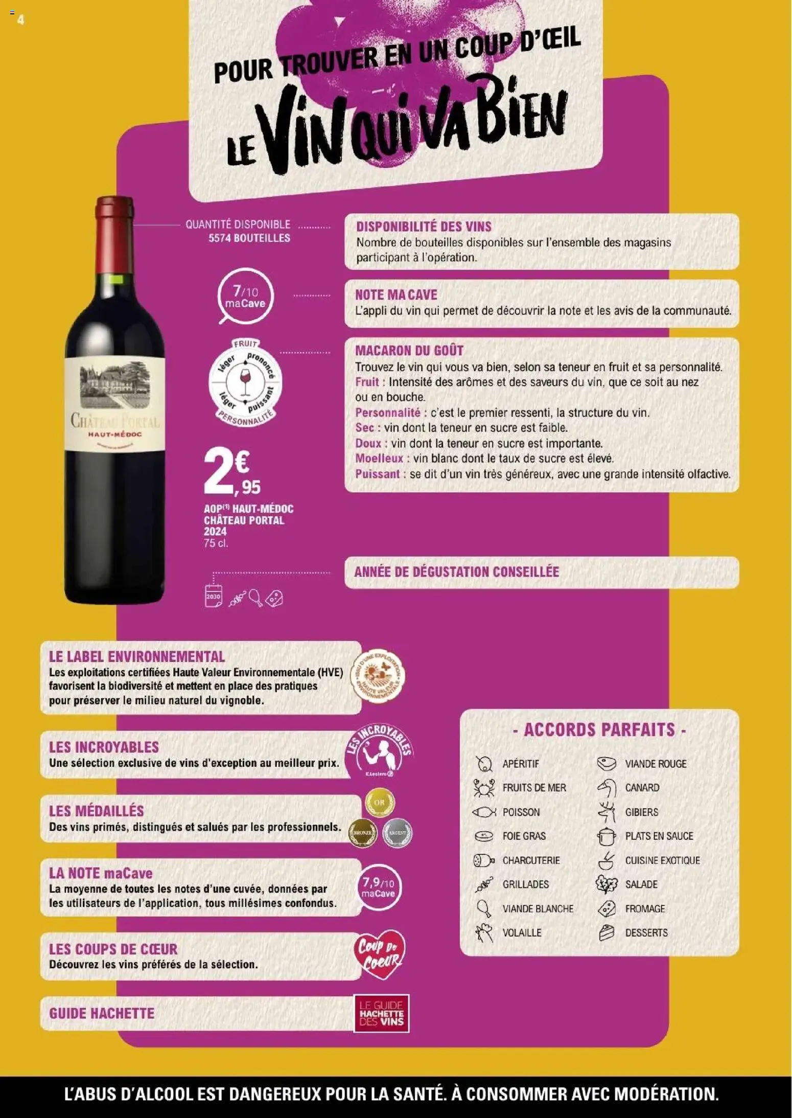 E.Leclerc La Foire aux Vins 2026 du 29 septembre au 10 octobre 2026 - Catalogue page 4