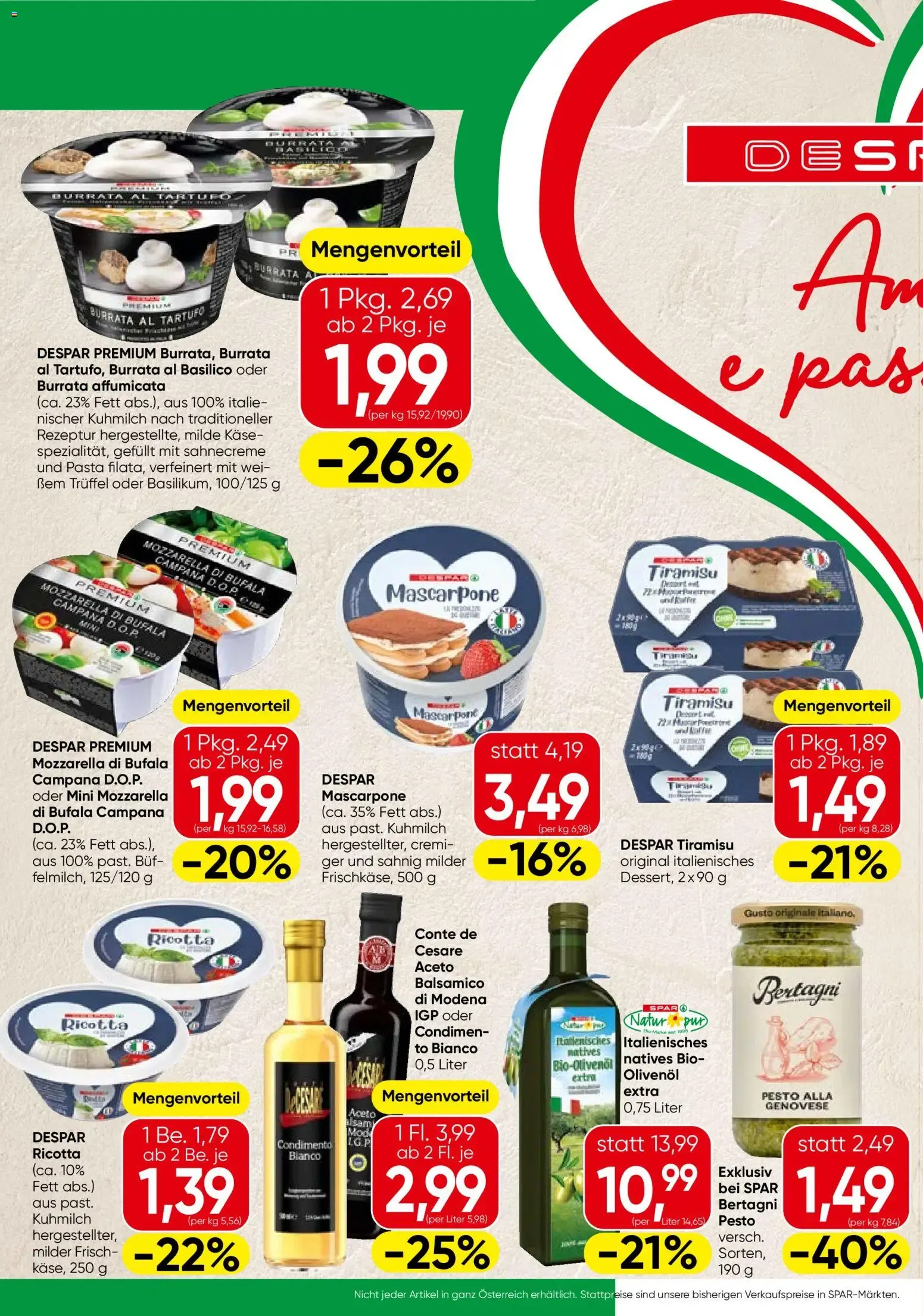 Spar Italien (03.09.2026) - Angebote und Prospekt von 3. September bis 30. September 2026 - Flugblätt seite  2