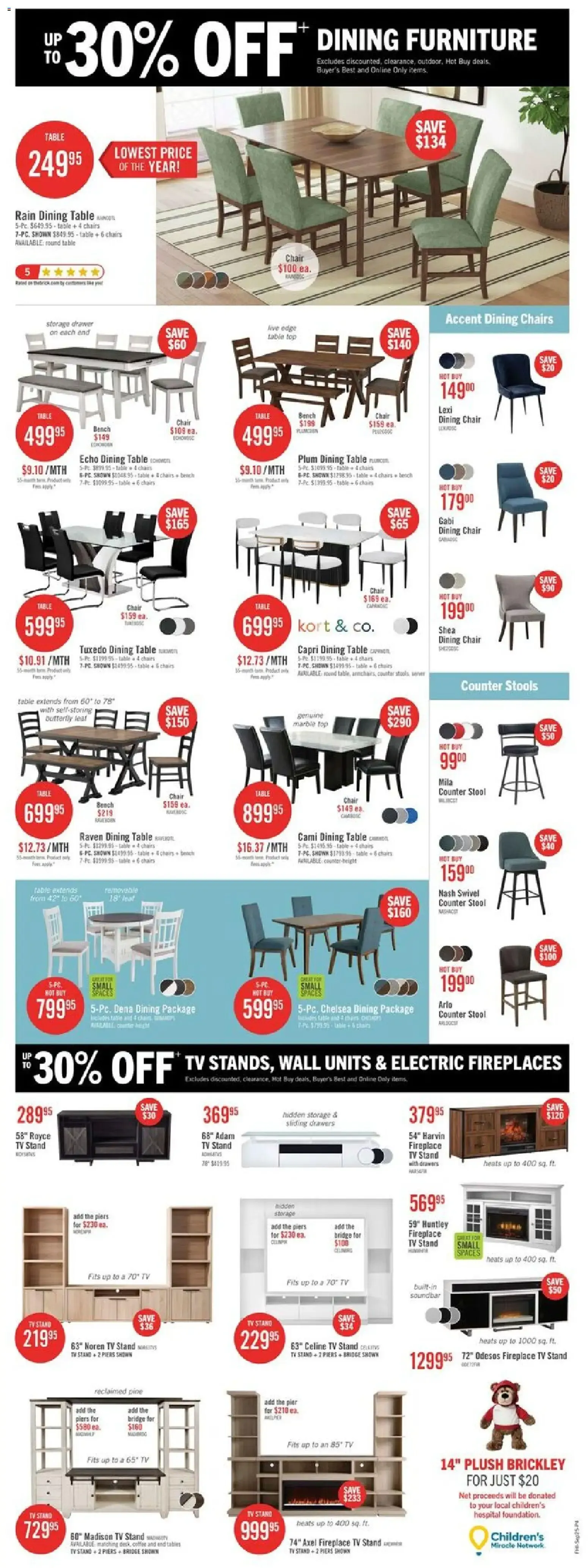 The Brick Semi-Annual Sale from September 25 to September 28 2026 - flyer page 8