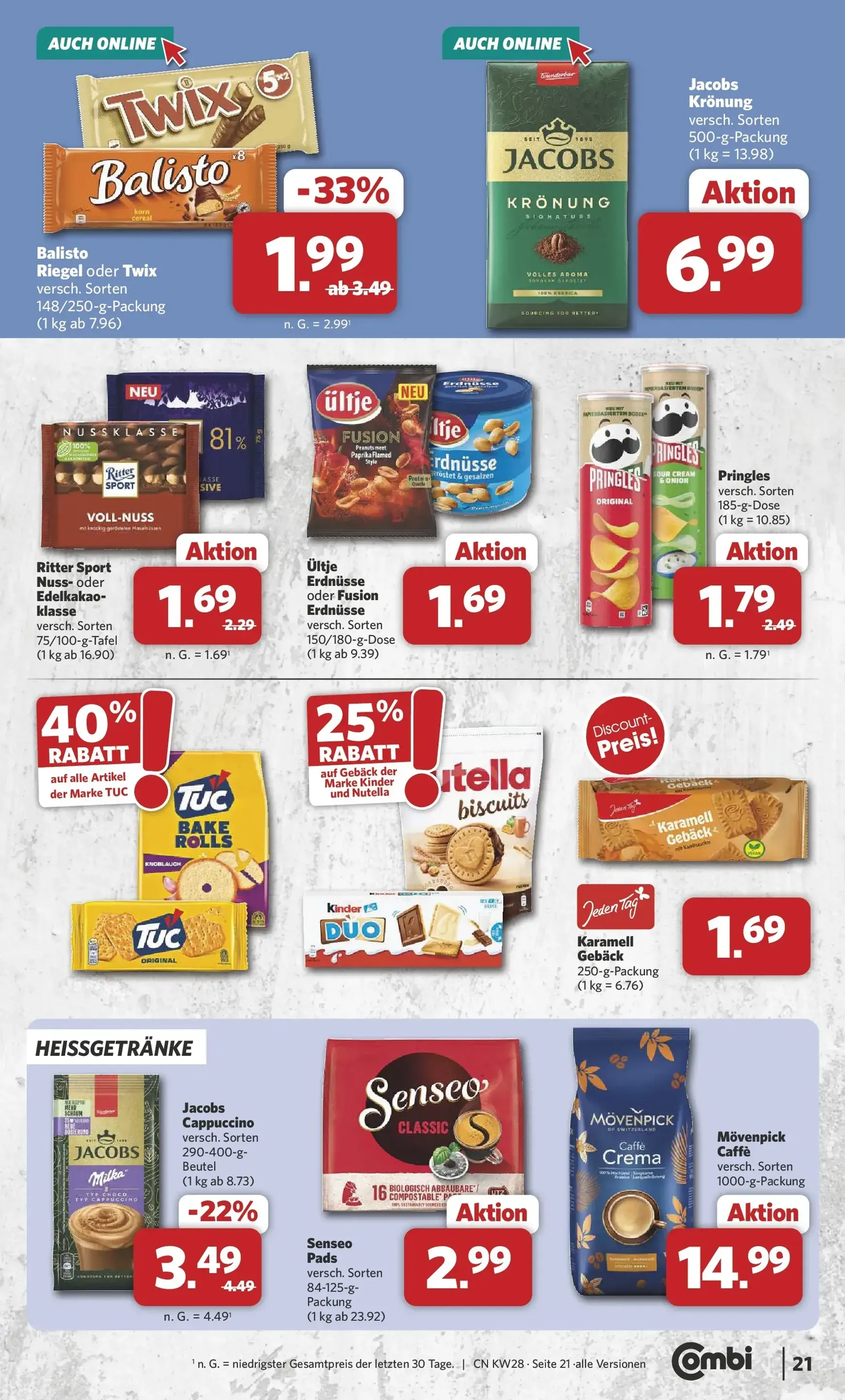 Combi Prospekt – von Montag 06.07.2026 bis Samstag 11.07.2026 von 6. Juli bis 11. Juli 2026 - Prospekt seite 21