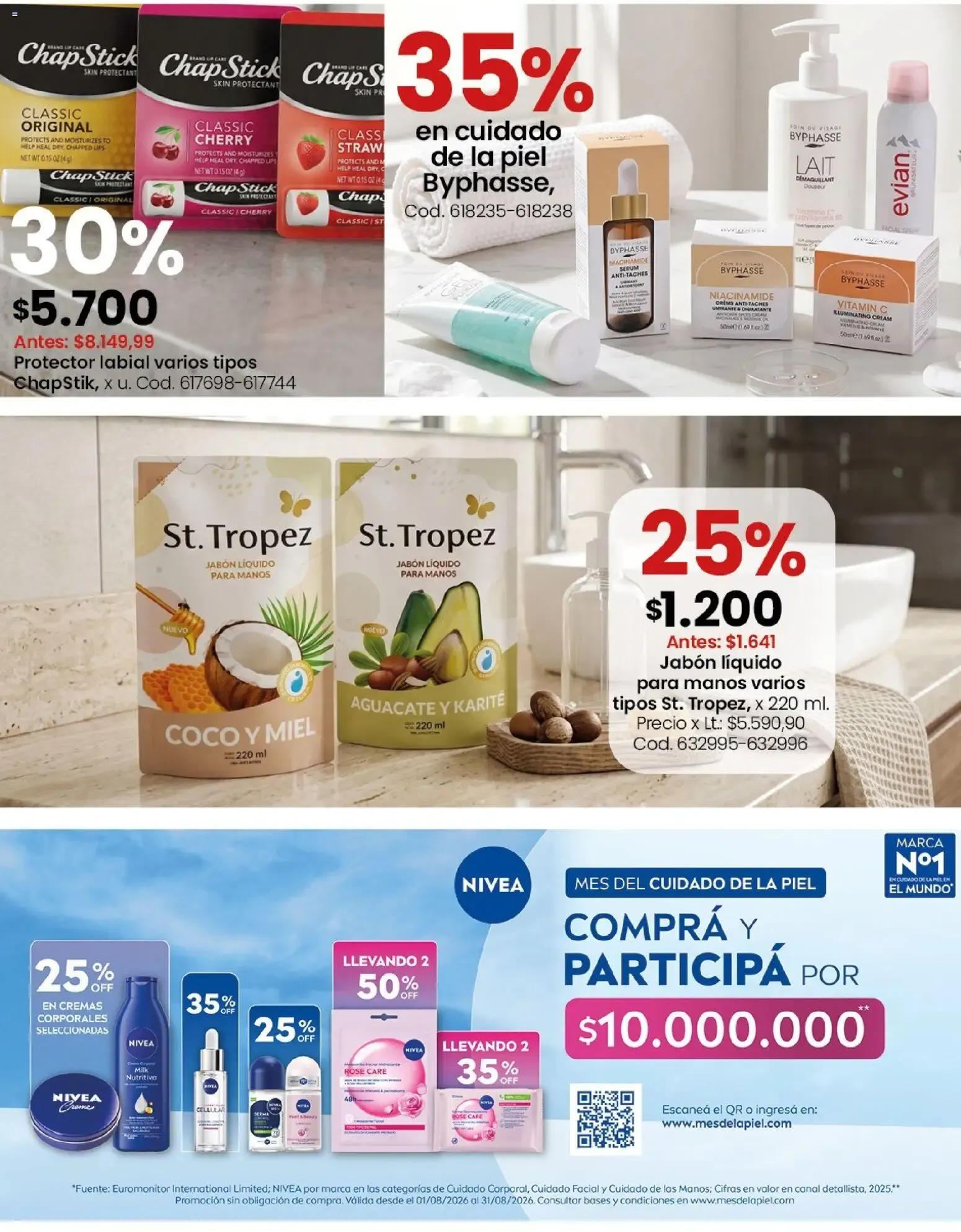 Ofertas de Ofertas Semanales: Perfumería y limpieza 3 de agosto al 9 de agosto 2026 - Página 7 del catálogo