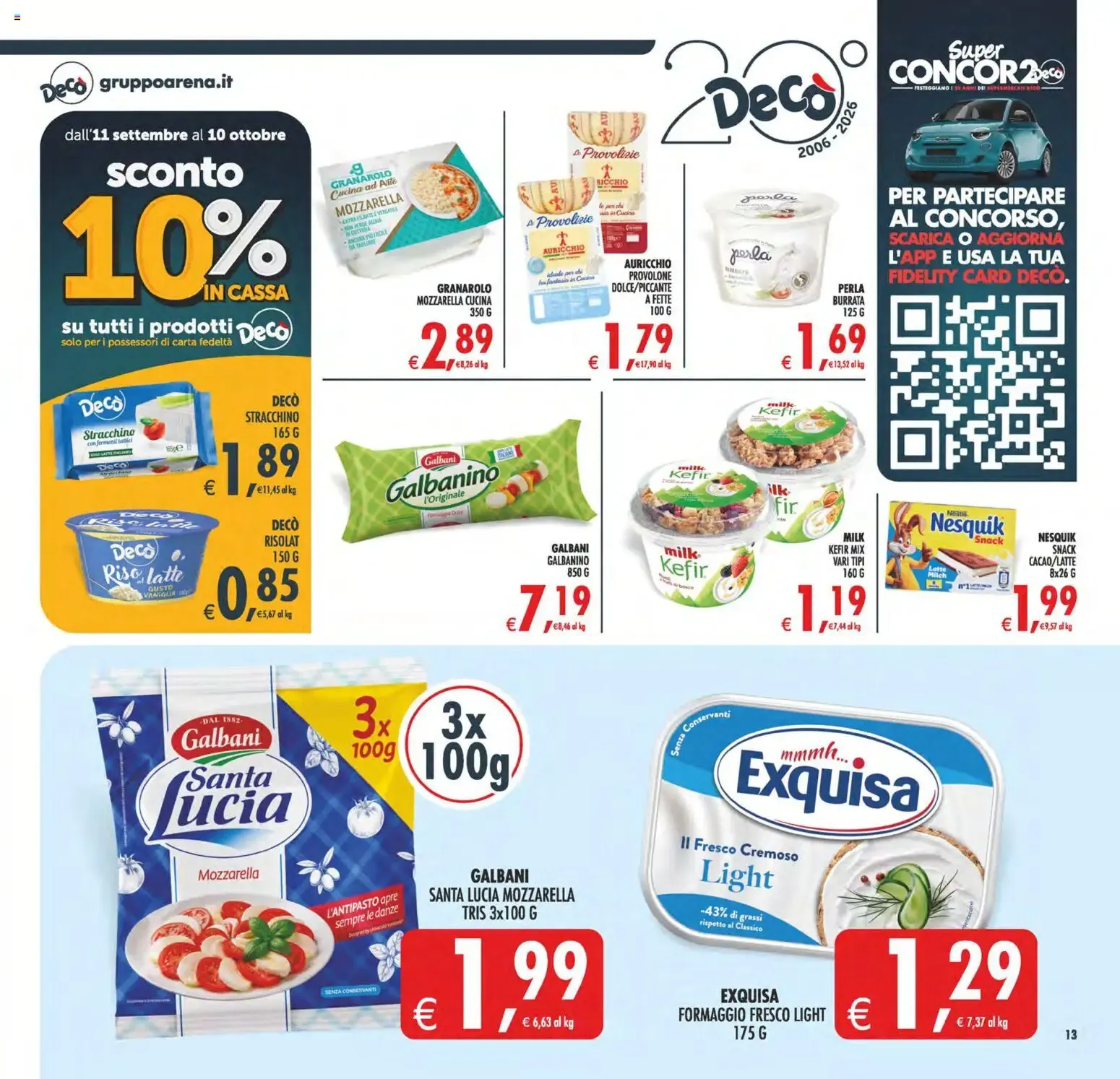 Deco Maxistore Supermercati Local - Super Concorso 20 Anni da 22 settembre a 1 ottobre di 2026 - Pagina del volantino 13