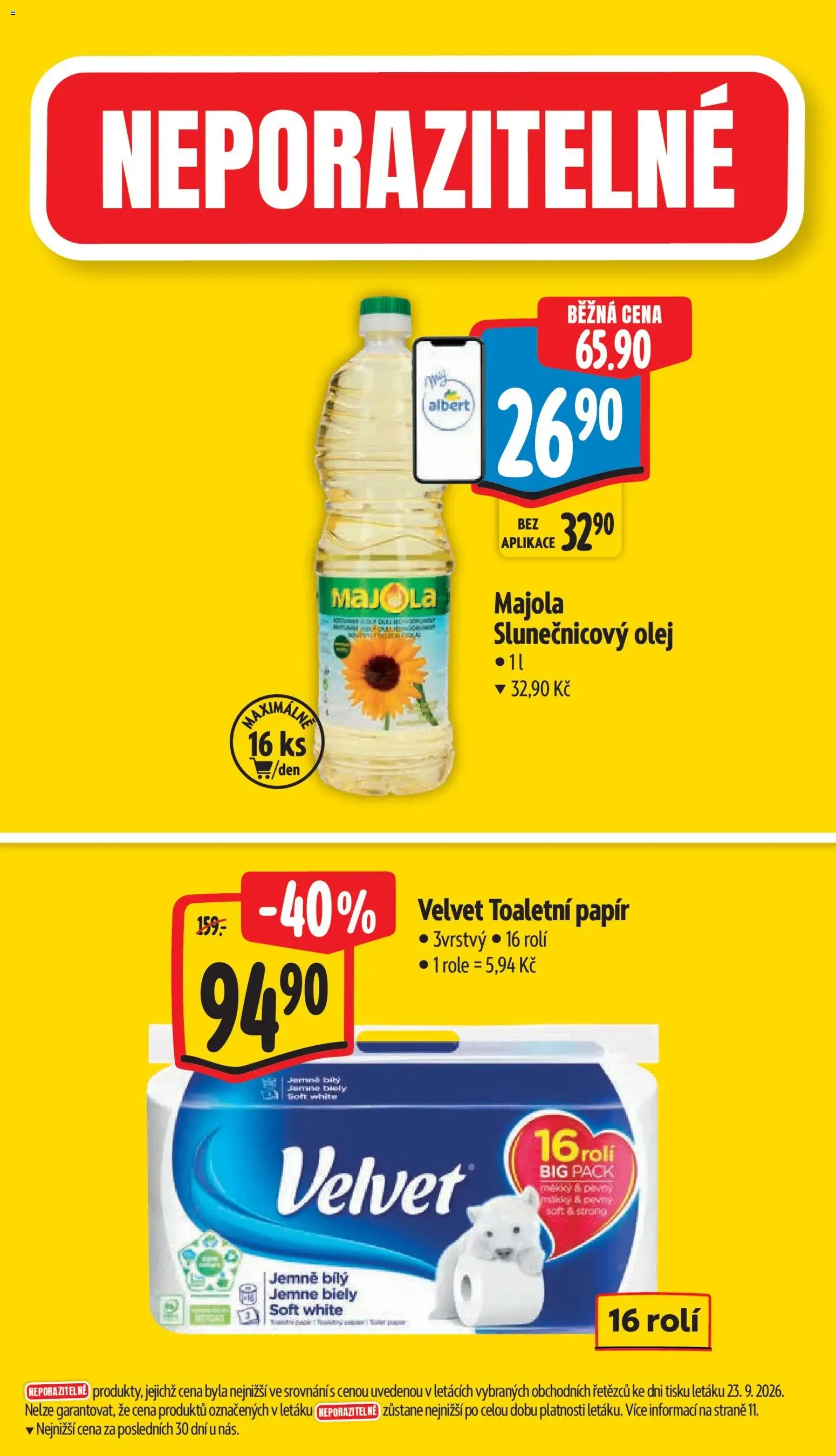 Albert leták - Hypermarket od 30.09.2026 - Akční leták - 30. září 6. října 2026 - Page 4