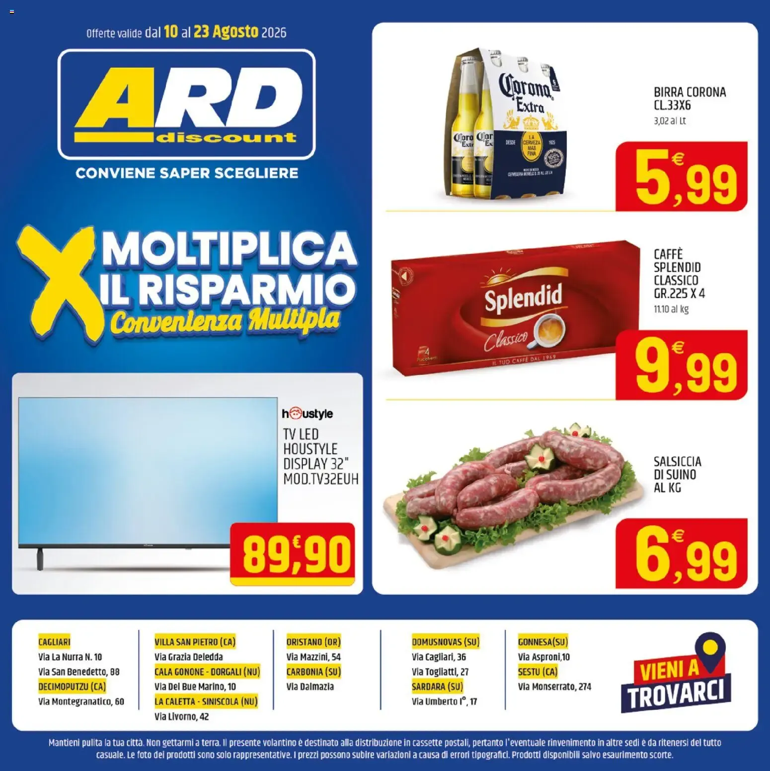 Nuovo ARD Discount volantino Sardegna dal 10/08/2026 > offerte anteprima 🛍️ da 10 agosto a 23 agosto di 2026 - Pagina del volantino 8