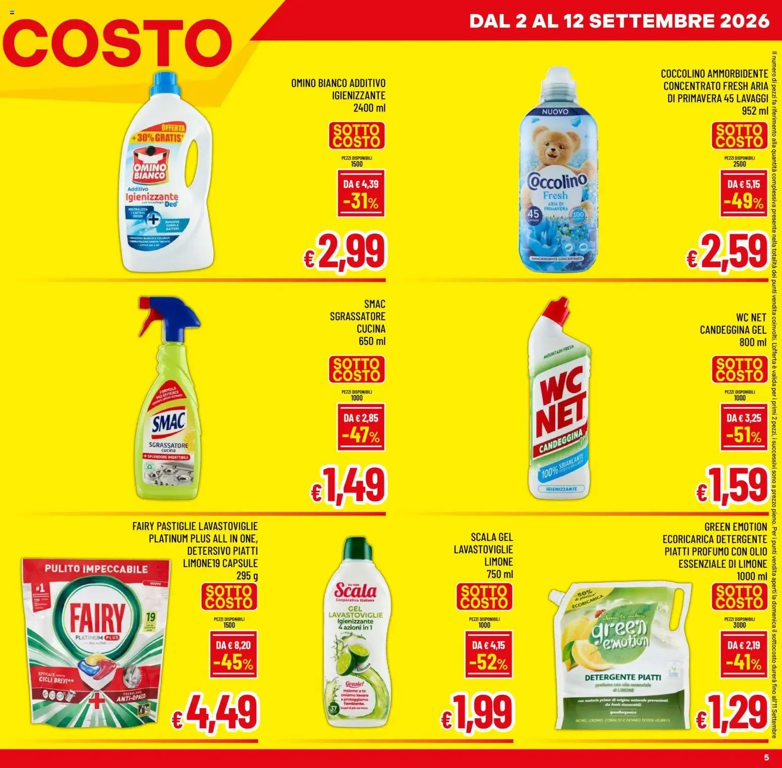 A&O volantino dal 02/09/2026 - online Offerte da 2 settembre a 15 settembre di 2026 - Pagina del volantino 5