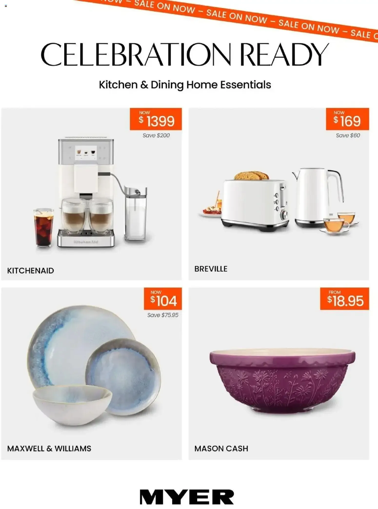 MYER Celebration Ready: Kitchen & Dining Home Essentials - Catalogue valid from 13 October to 1 November 2026 - page 3