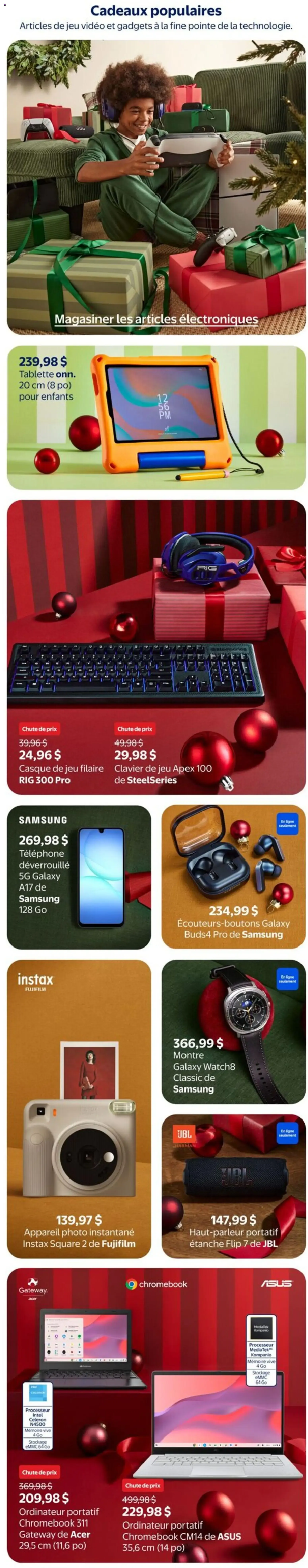Walmart circulaire - Illuminez les Fêtes from Oct 29, 2026 > weekly specials & deals from October 29 to November 25 2026 - flyer page 4