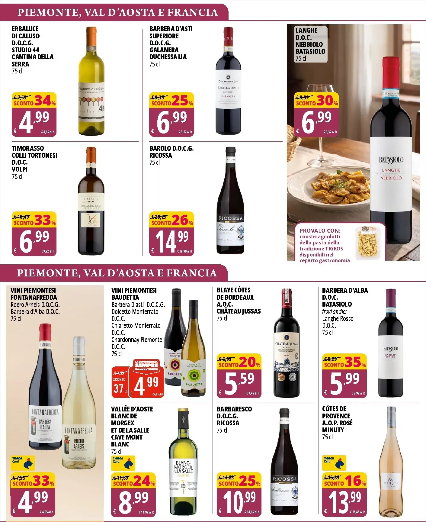 Volantino attuale di Tigros - Selezione e offerte della nostra enoteca valido dal mercoledì 28/10/2026 al martedì 24/11/2026 da 28 ottobre a 24 novembre di 2026 - Pagina del volantino 3