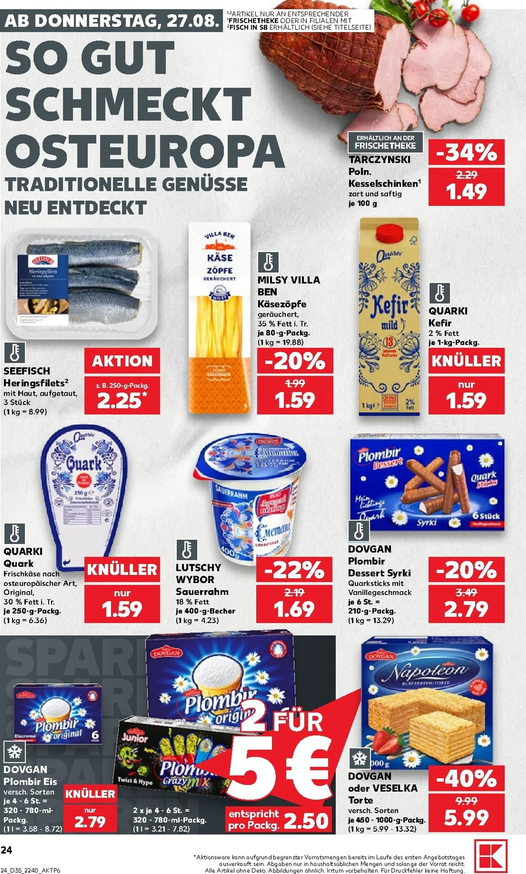 Kaufland Prospekt nächste Woche – von Donnerstag 27.08.2026 bis Mittwoch 02.09.2026 von 27. August bis 2. September 2026 - Prospekt seite 25